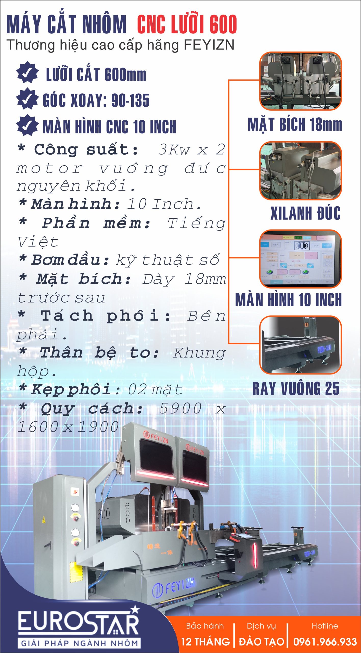 máy cắt nhôm cnc lưỡi 600
