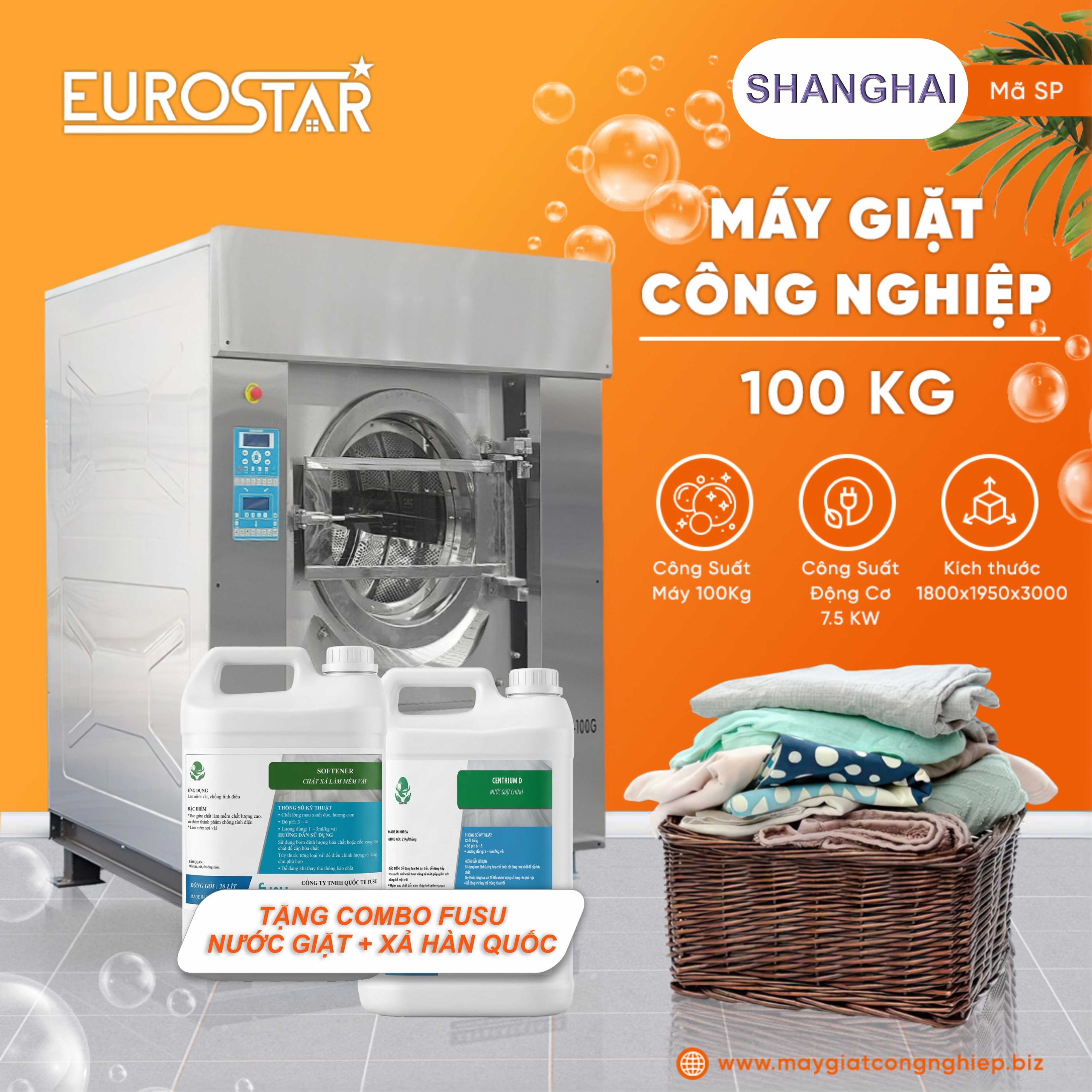 Máy giặt công nghiệp 100KG