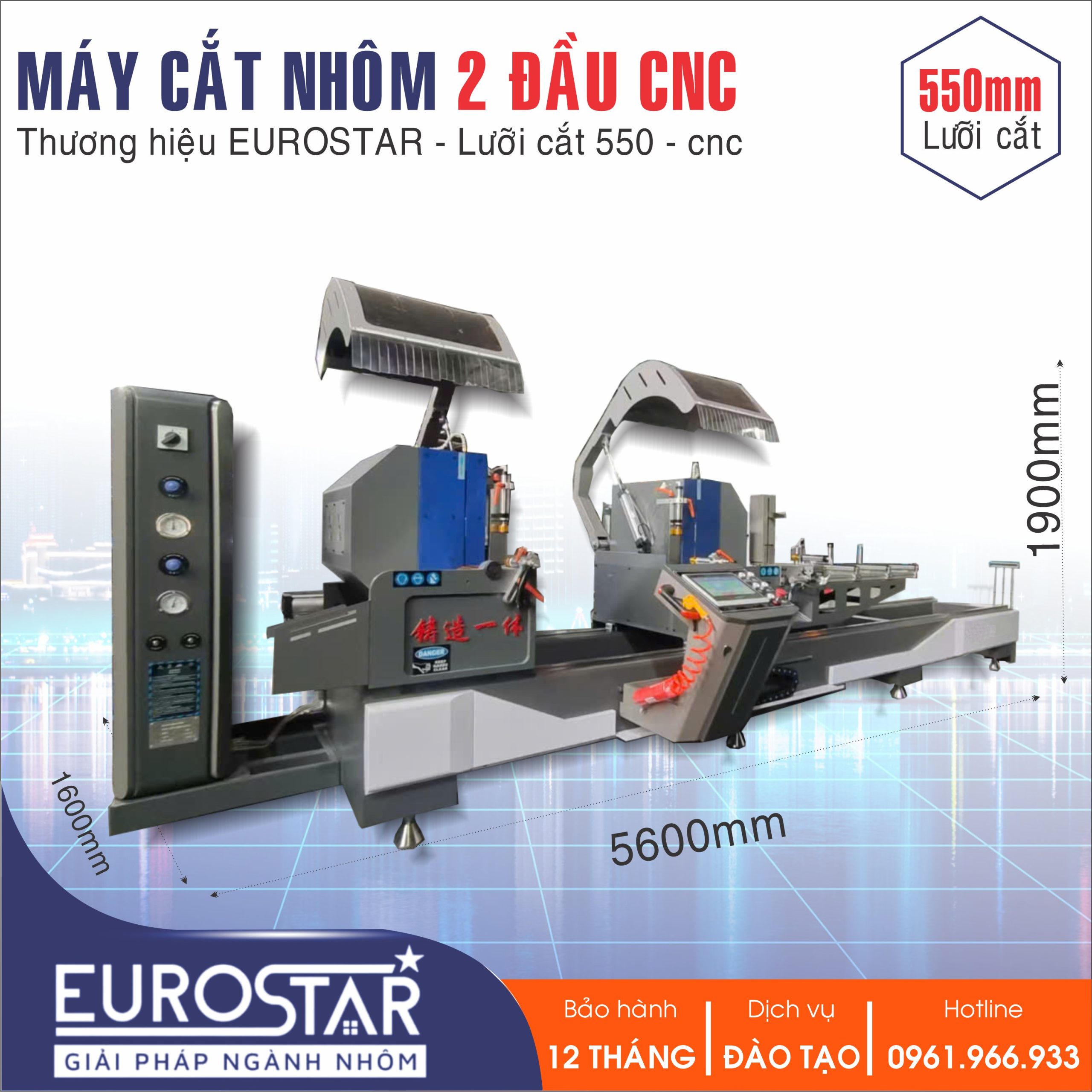 Máy Cắt CNC Lưỡi 550