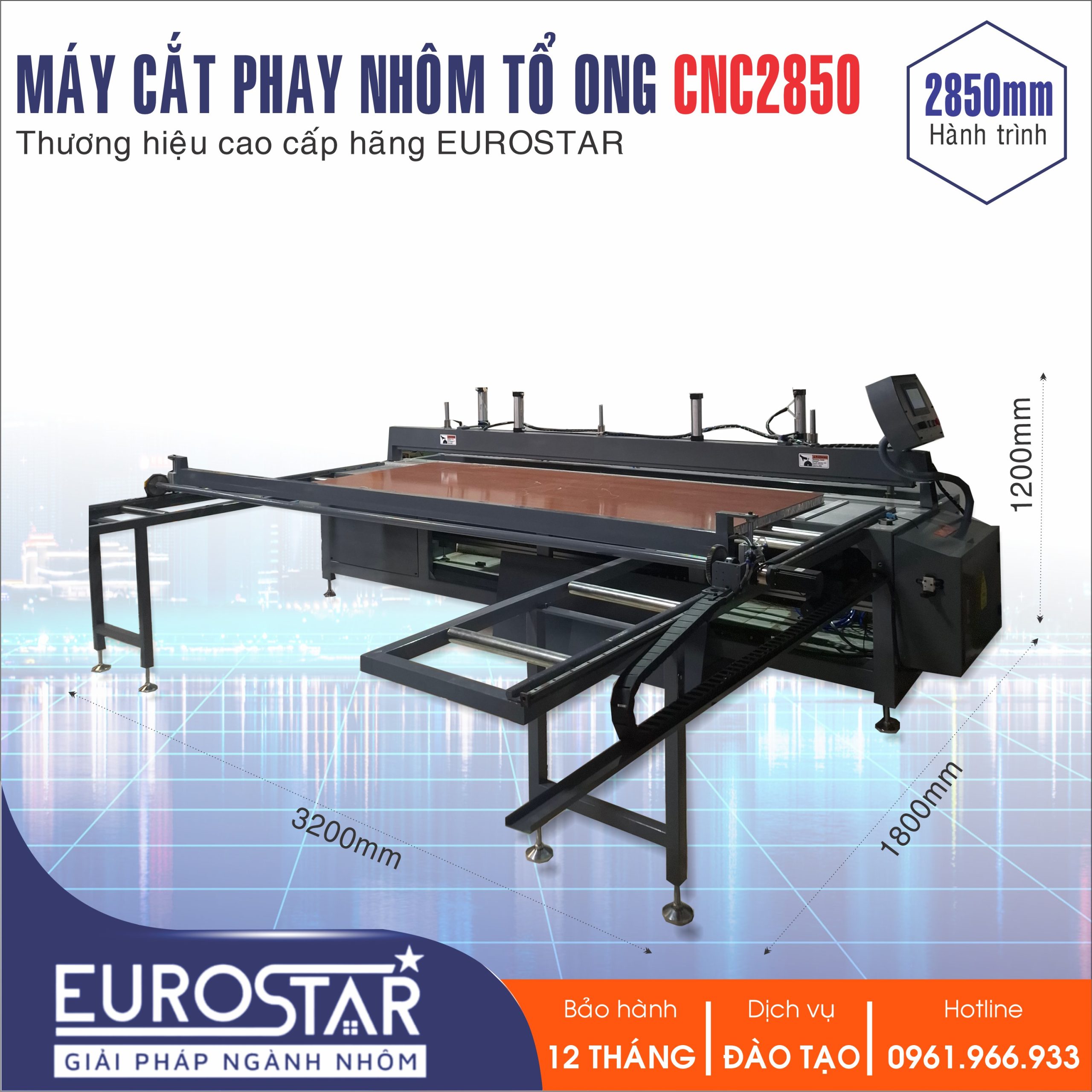 máy cắt phay nhôm tổ ong