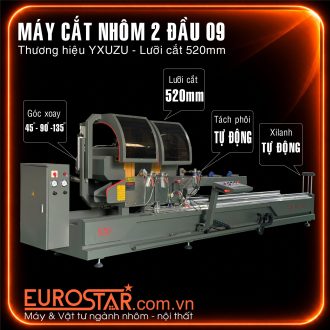máy cắt nhôm 2 đầu 520