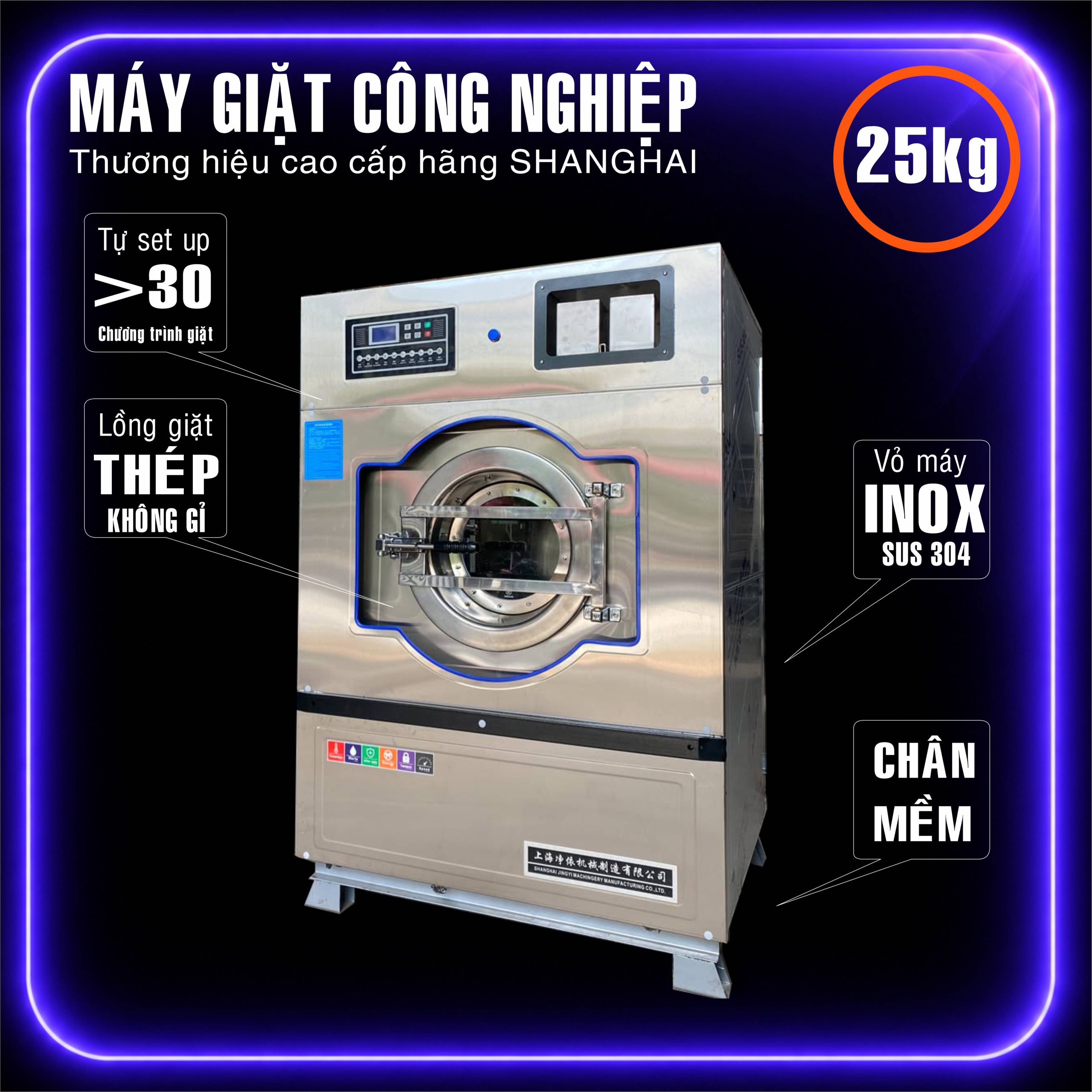 Máy Giặt Công Nghiệp 25Kg Máy Giặt Công Nghiệp 25Kg