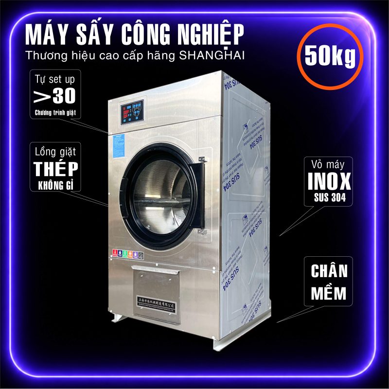 Máy Sấy Công Nghiệp 50Kg