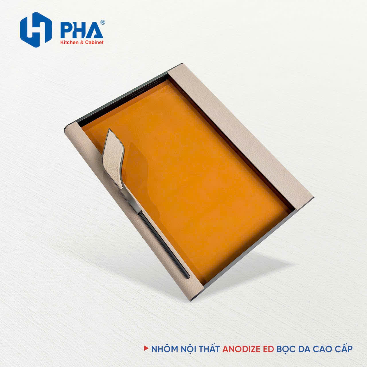 Thanh Nhôm Cánh Kính Bọc Da 