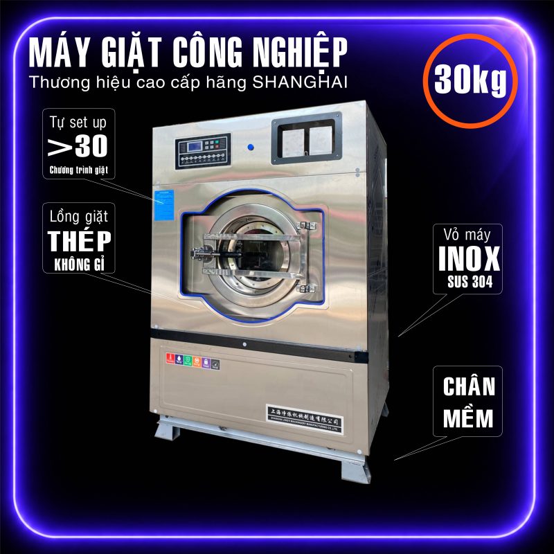 Máy Giặt Công Nghiệp 30Kg