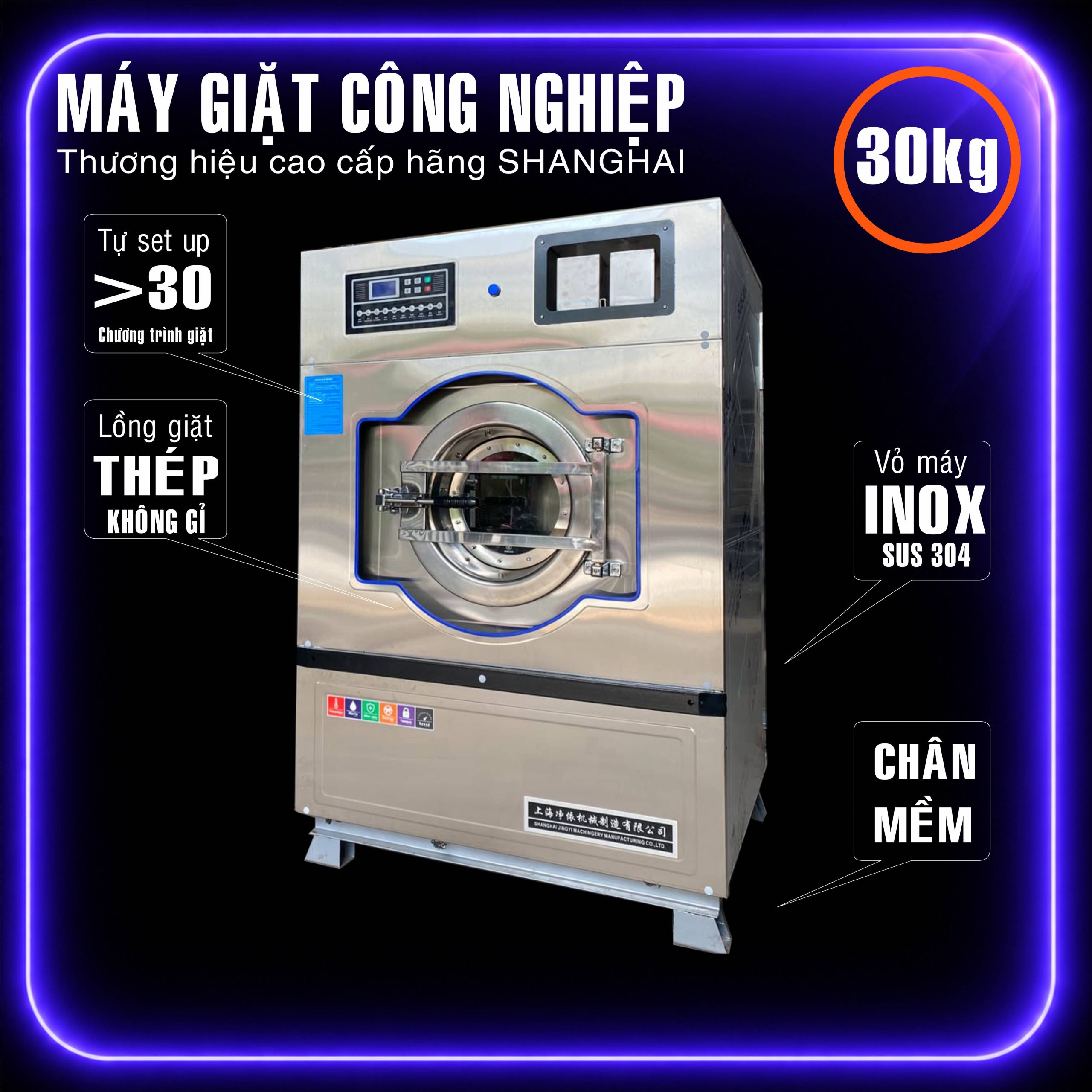 Máy Giặt Công Nghiệp 30Kg Máy Giặt Công Nghiệp 30Kg
