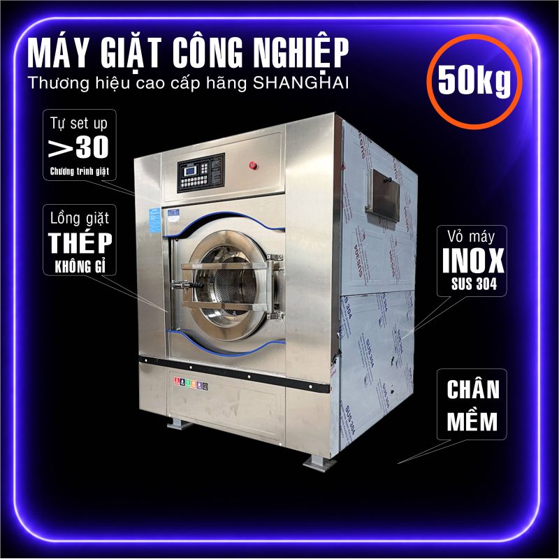 Máy Giặt Công Nghiệp 50Kg