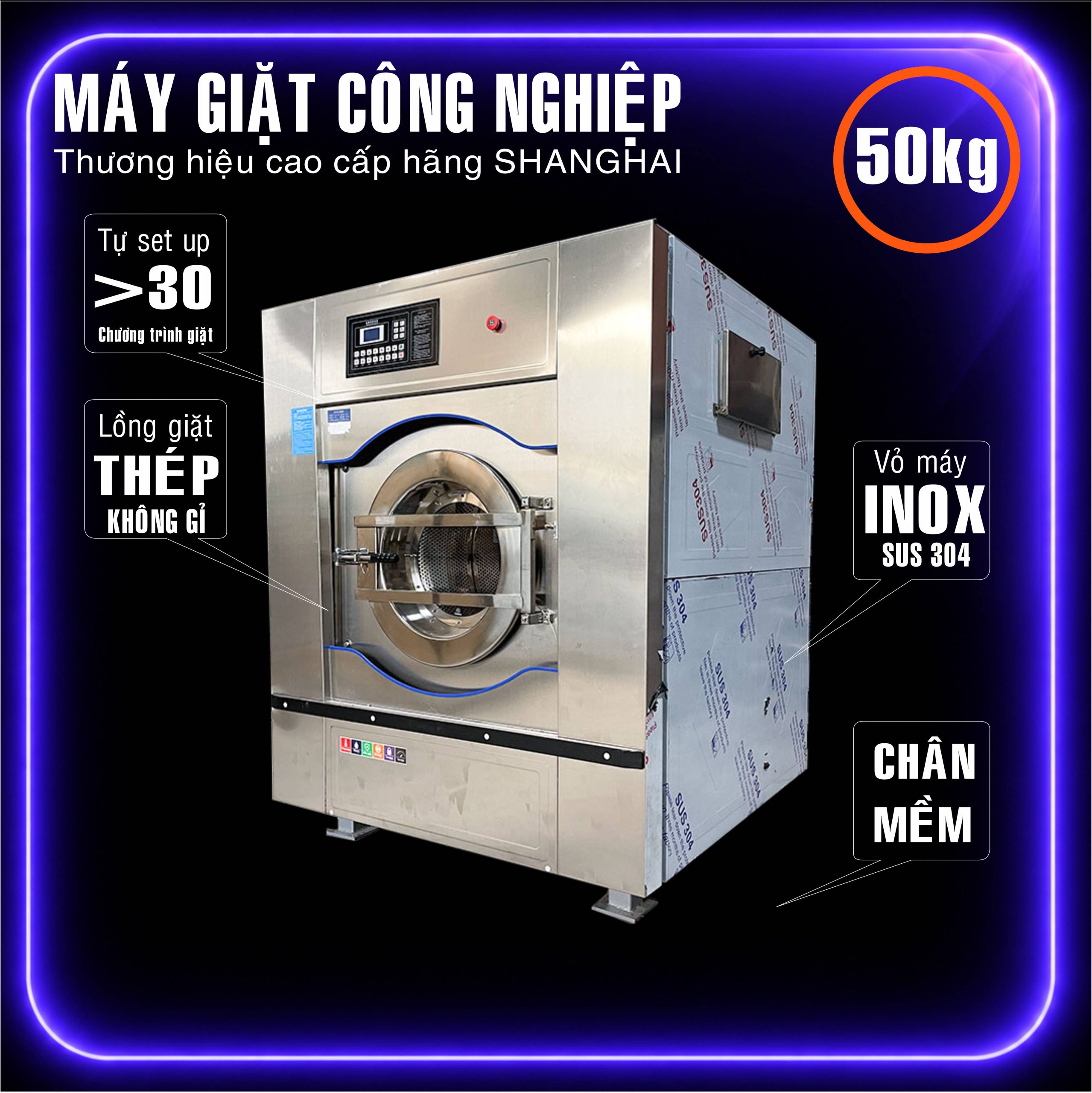 Máy Giặt Công Nghiệp 50Kg Máy Giặt Công Nghiệp 50Kg