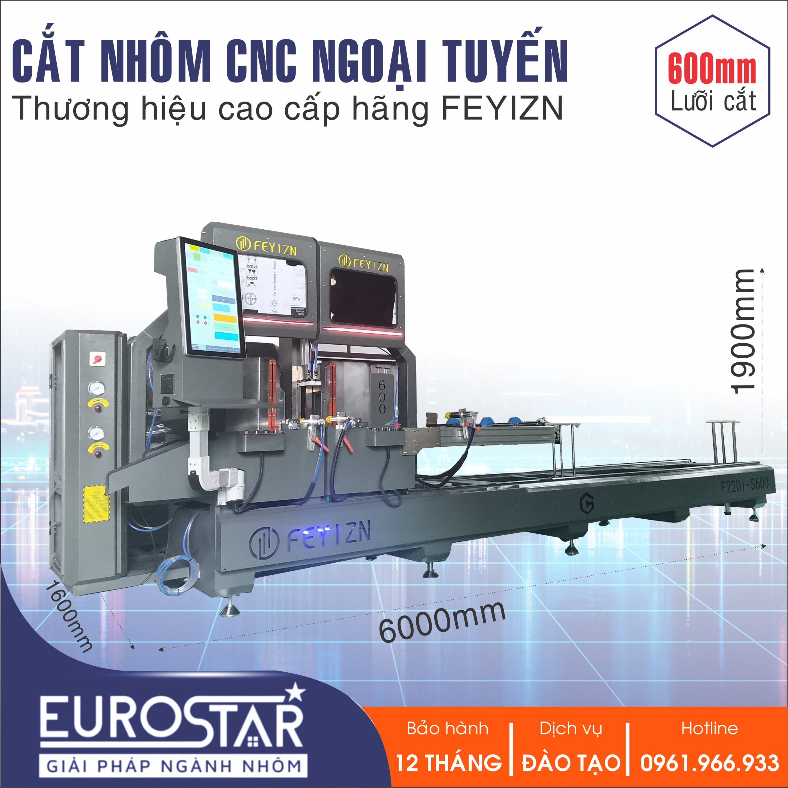 Máy Cắt Nhôm CNC Ngoại Tuyến
