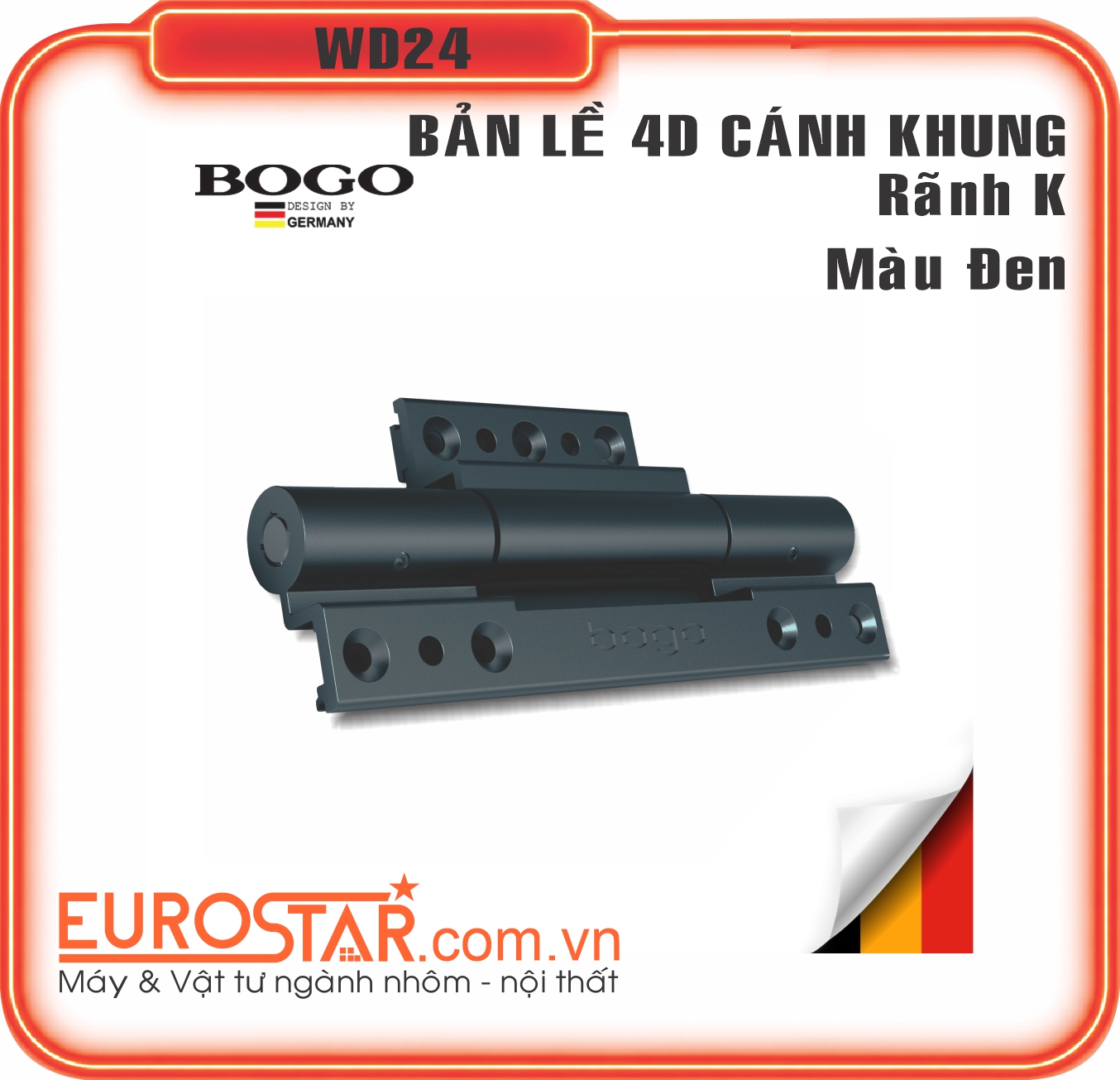 Bản Lề 4D Cánh Khung