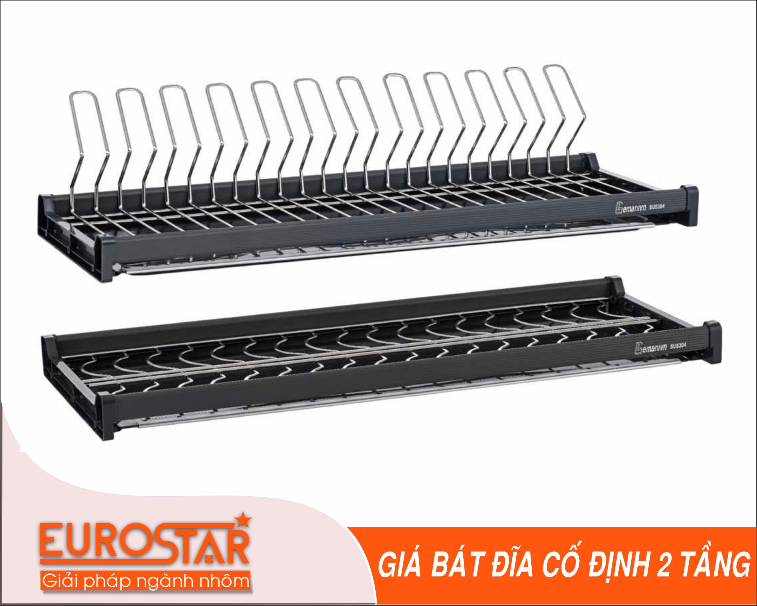 Kệ Bát Đĩa 2 Tầng Kệ Bát Đĩa 2 Tầng
