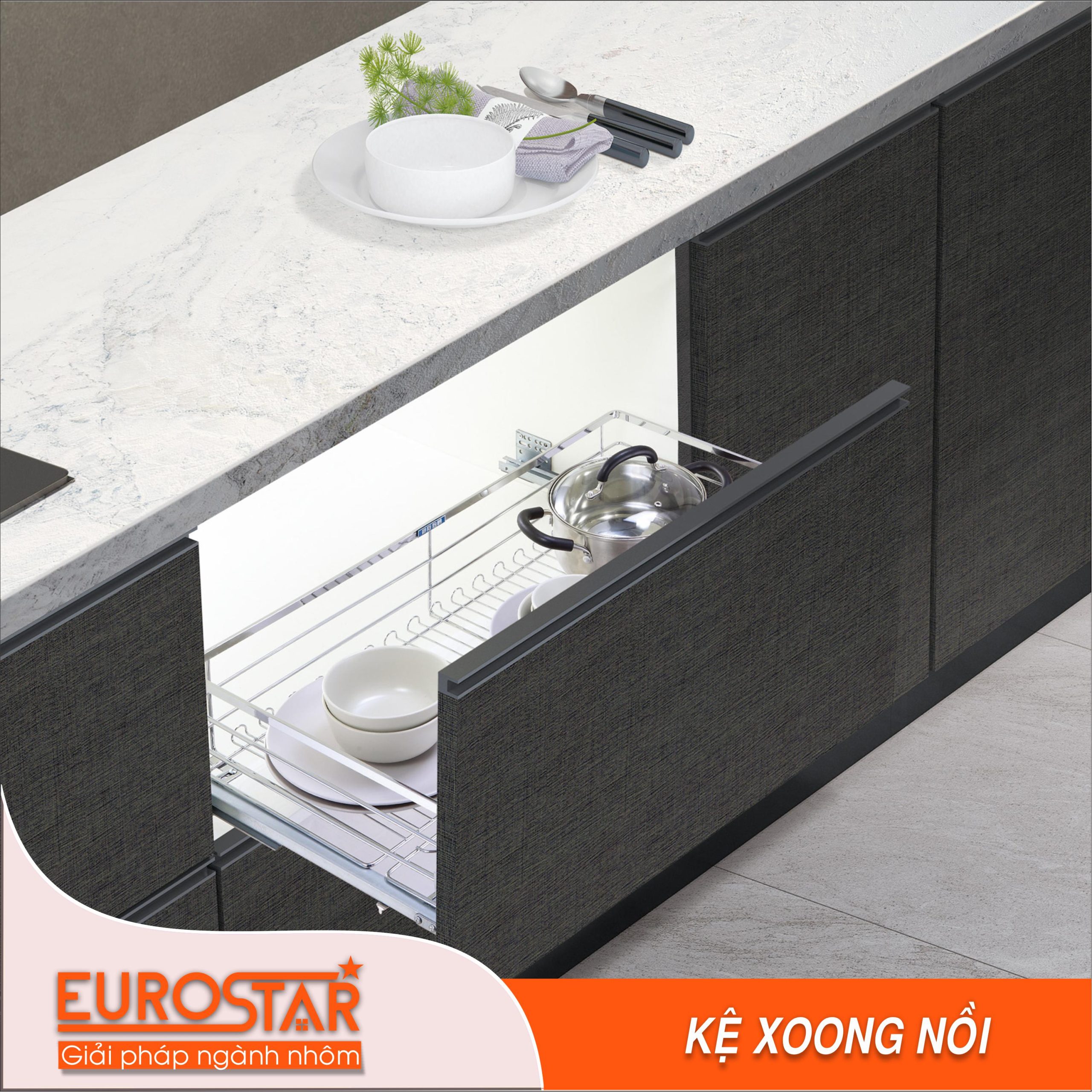 Kệ Xoong Nồi Nan Dẹt