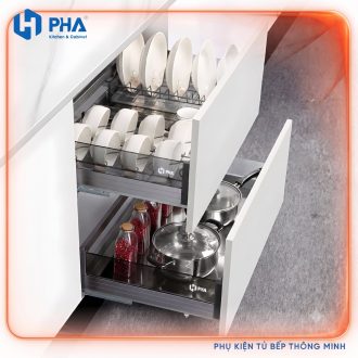 Kệ Bát Đĩa Kính Cường Lực