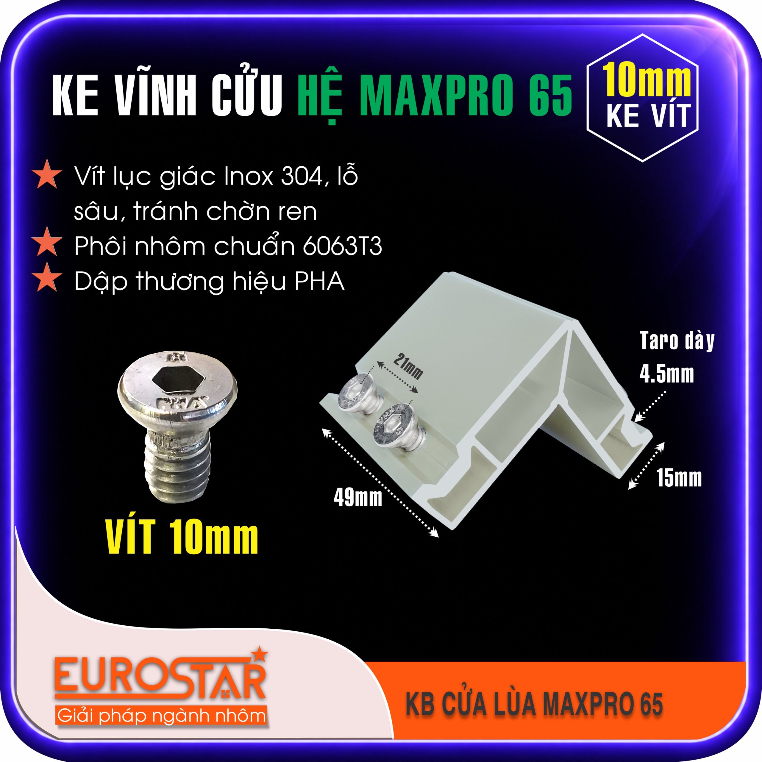 Ke Vĩnh Cửu Maxpro 65 Ke Vĩnh Cửu Maxpro 655