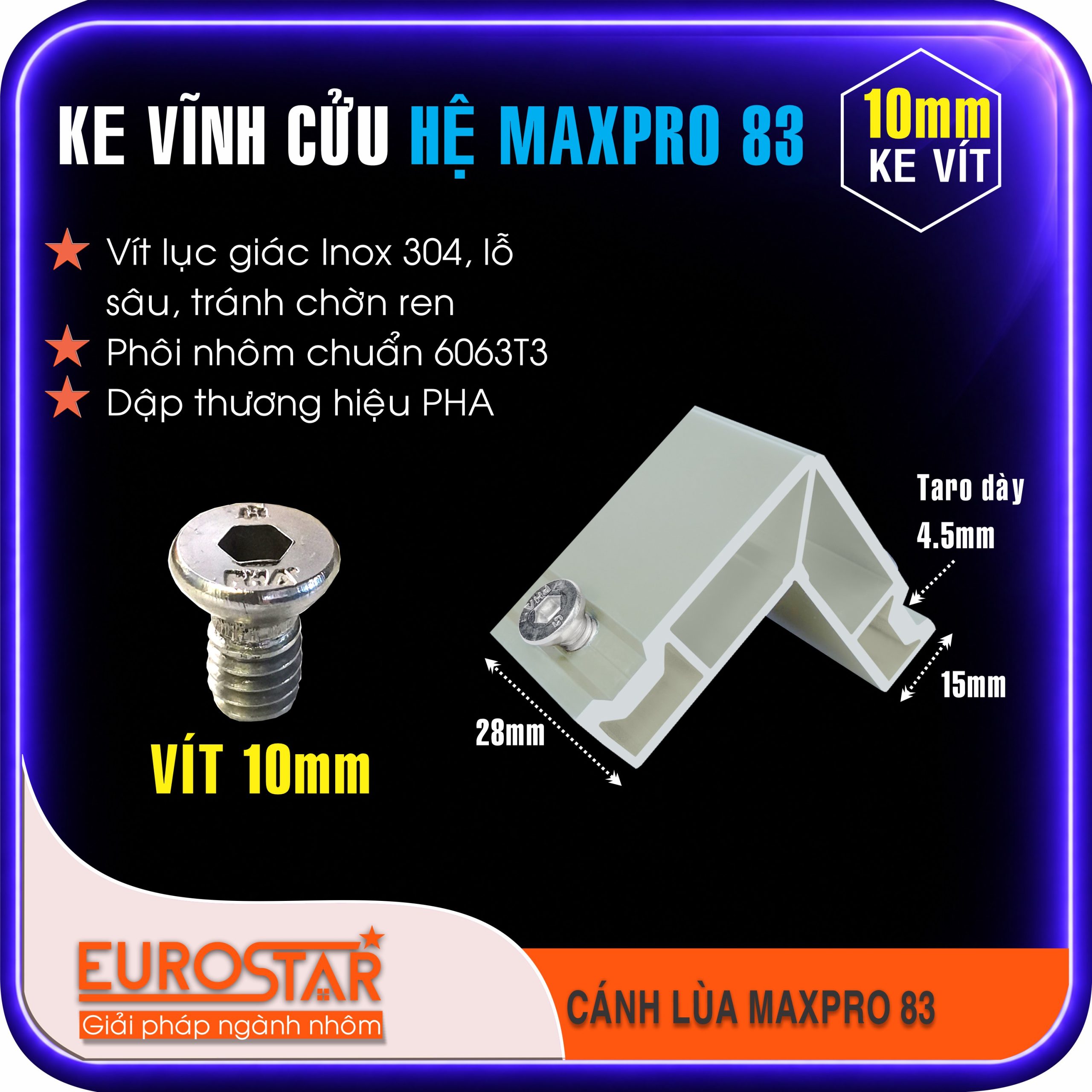 Ke Vĩnh Cửu Maxpro Hệ 83