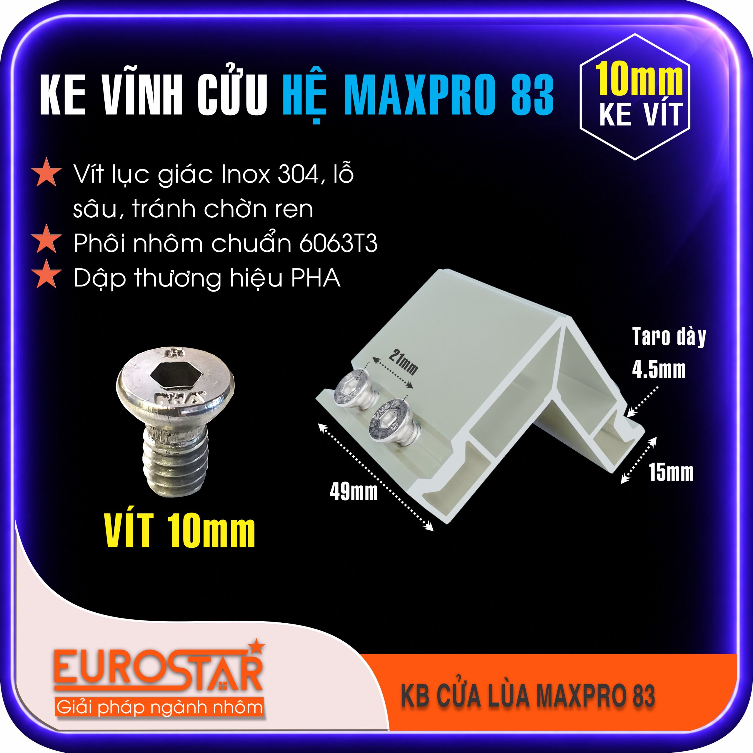 Ke Vĩnh Cửu Maxpro Hệ 83
