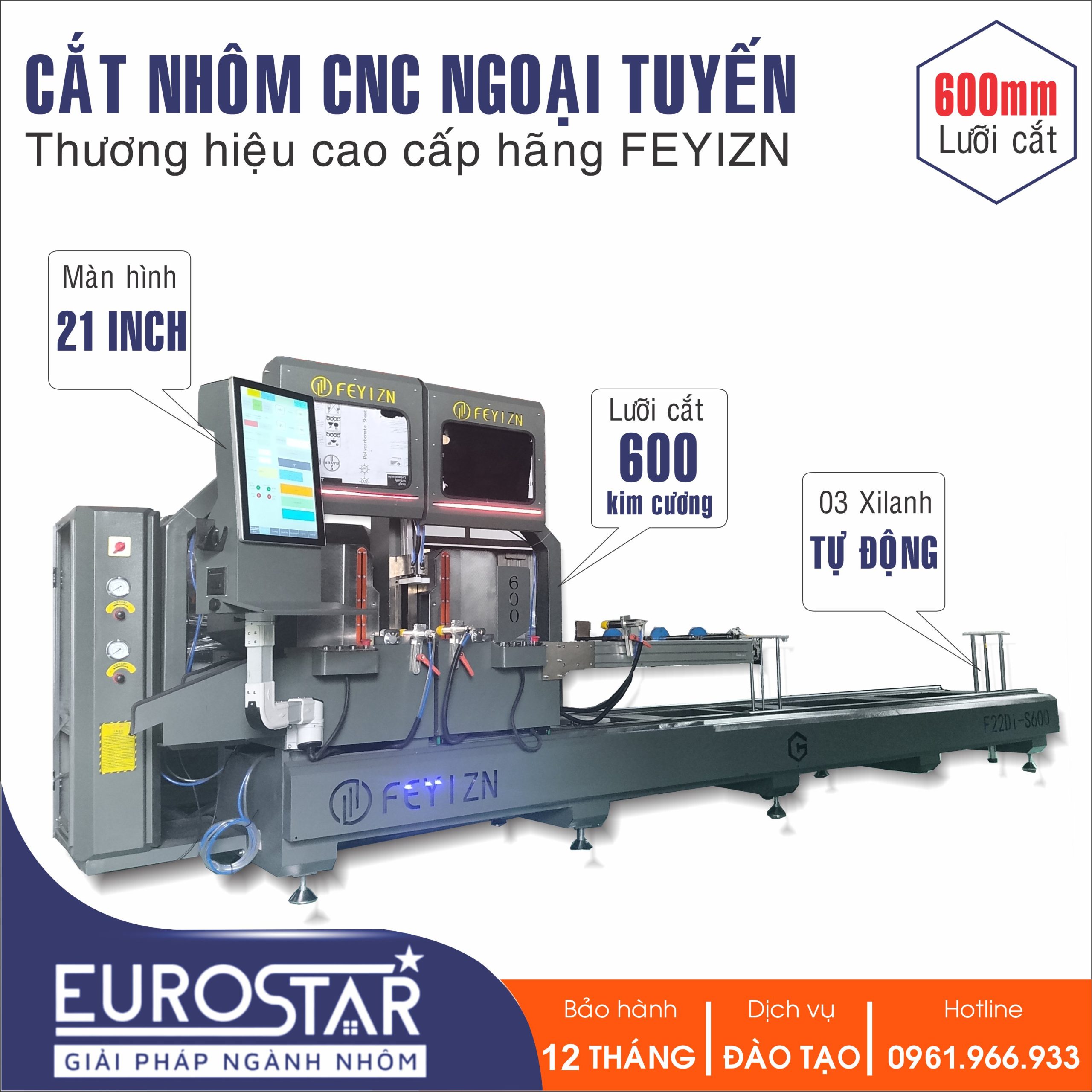 Máy Cắt Nhôm CNC Ngoại Tuyến