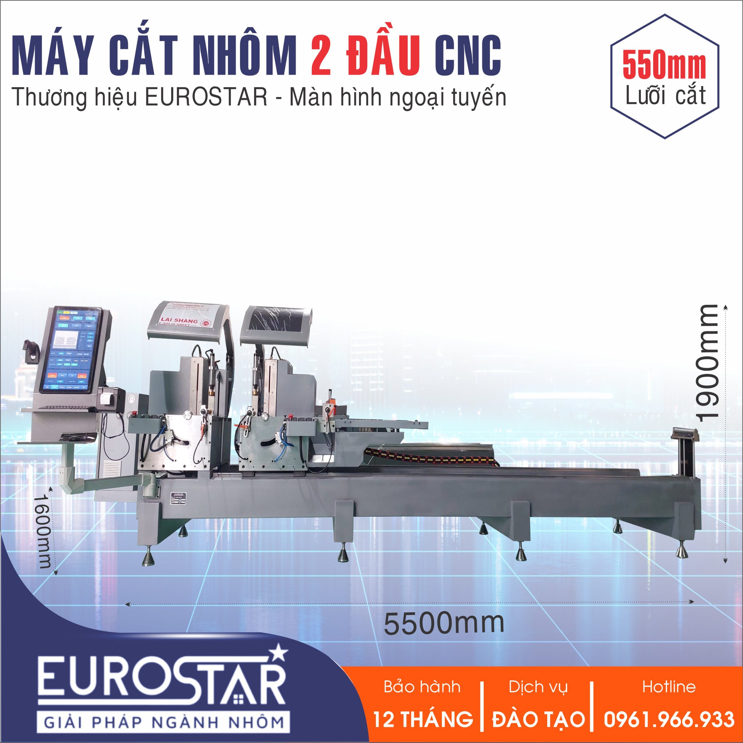 Máy Cắt Ngoại Tuyến Lưỡi 550