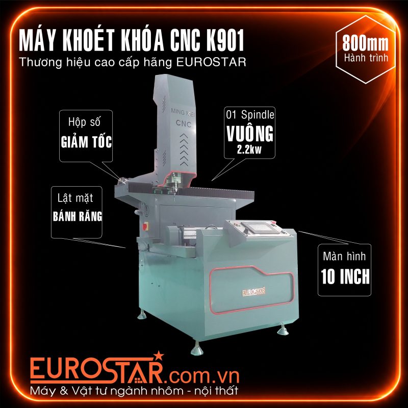 Máy Phay Khóa CNC K901