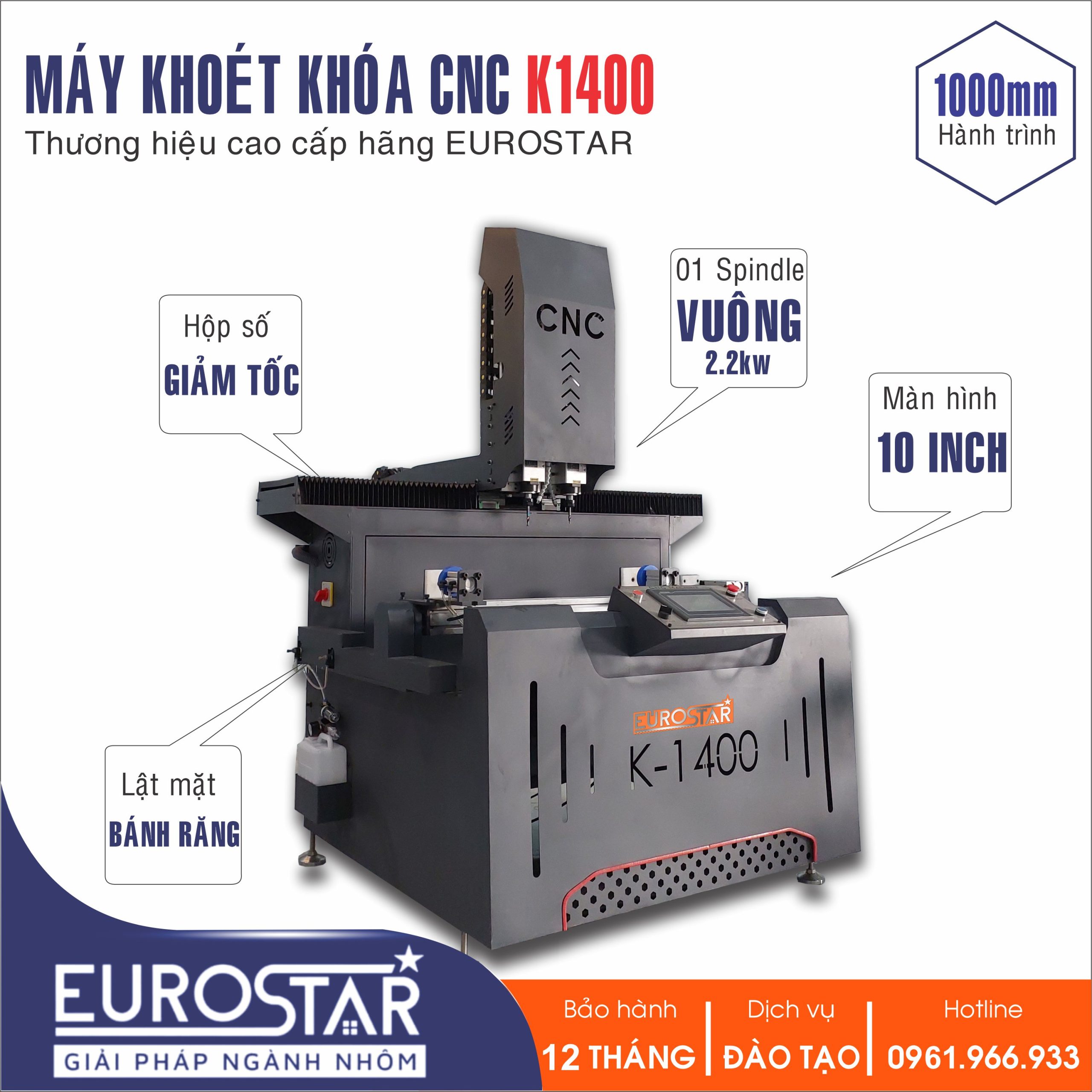 Máy Khoan Khóa CNC K1400