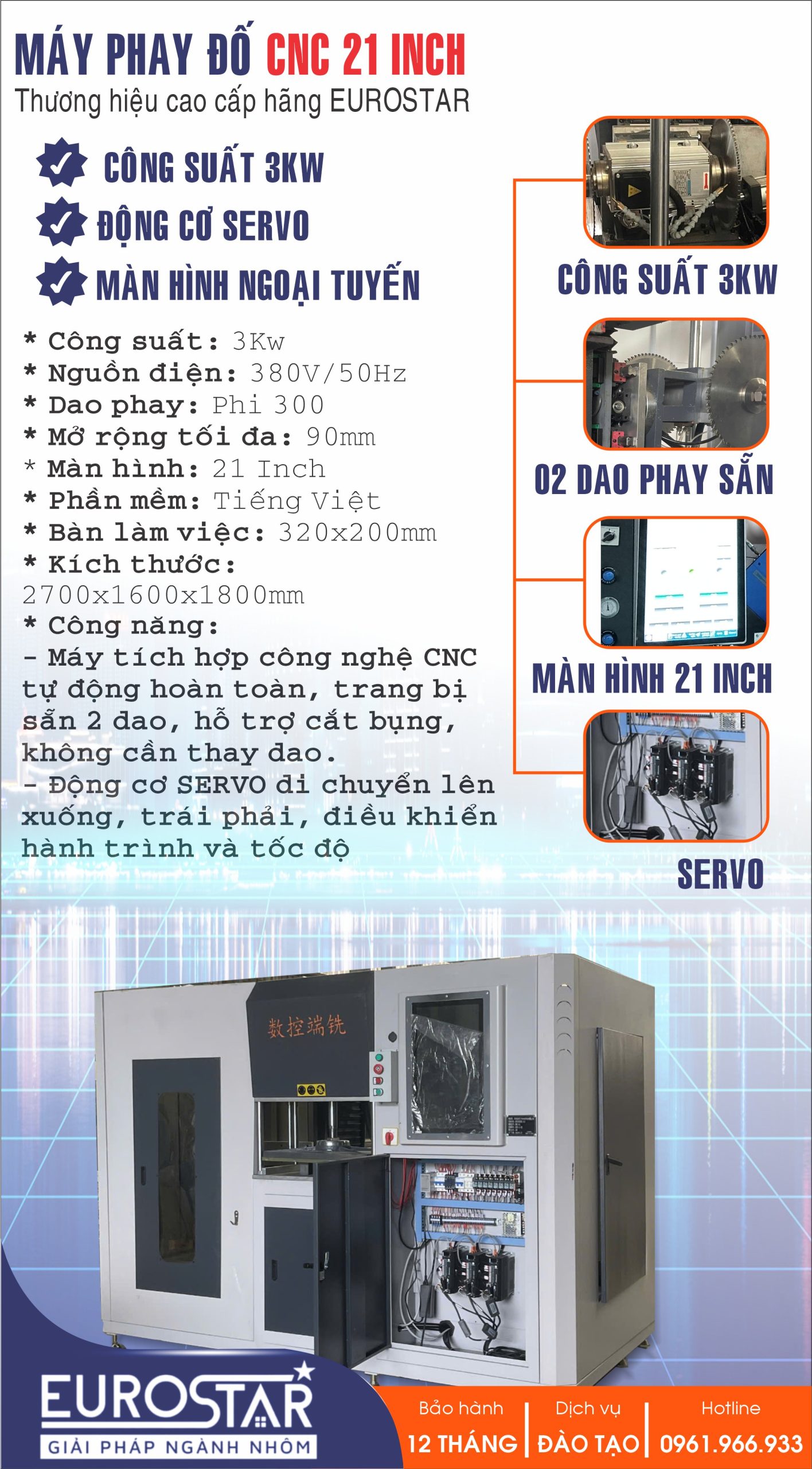 Máy Phay Đố CNC