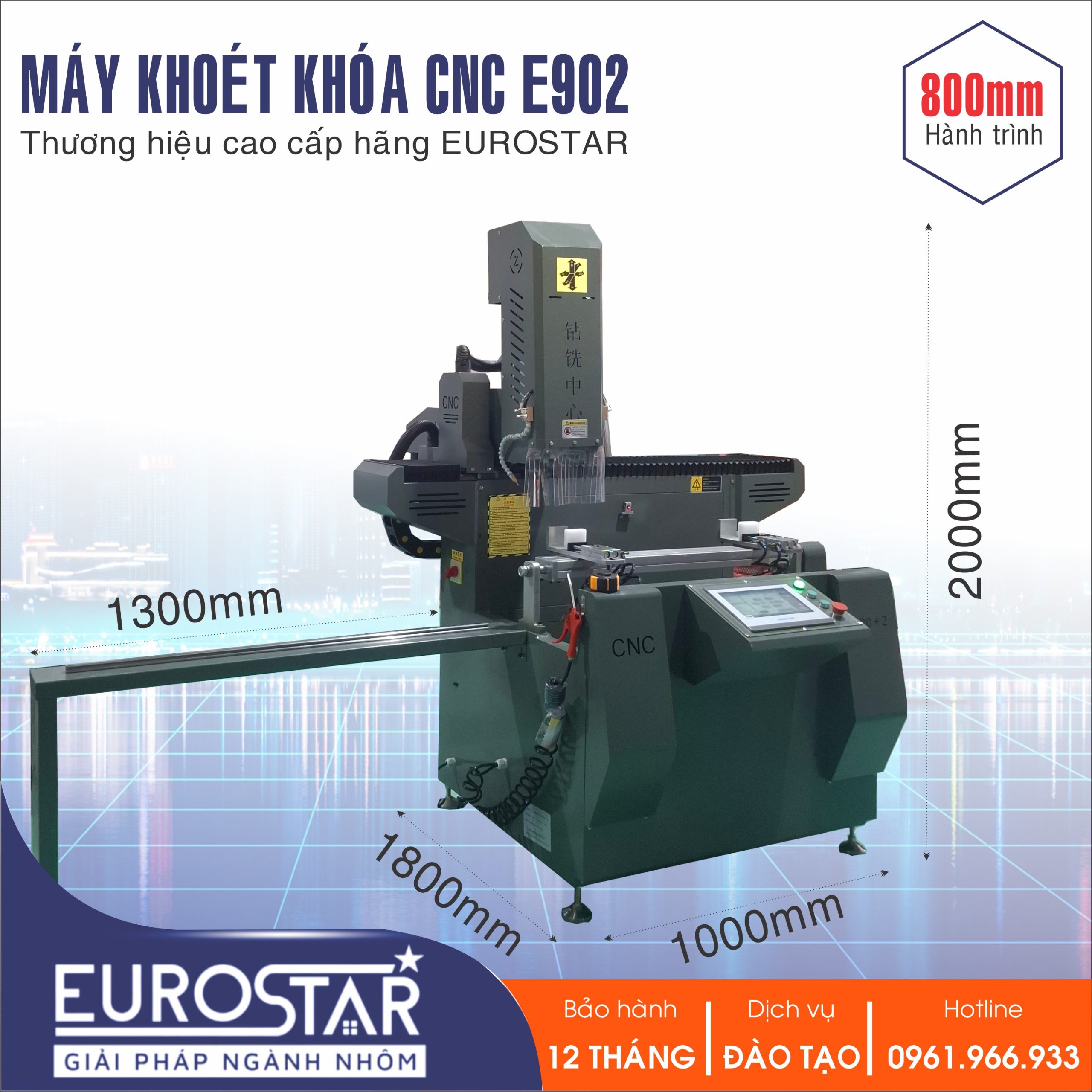 Máy Khoan Khóa CNC E902