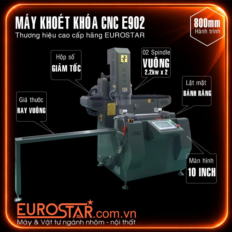 Máy Khoan Khóa CNC E902