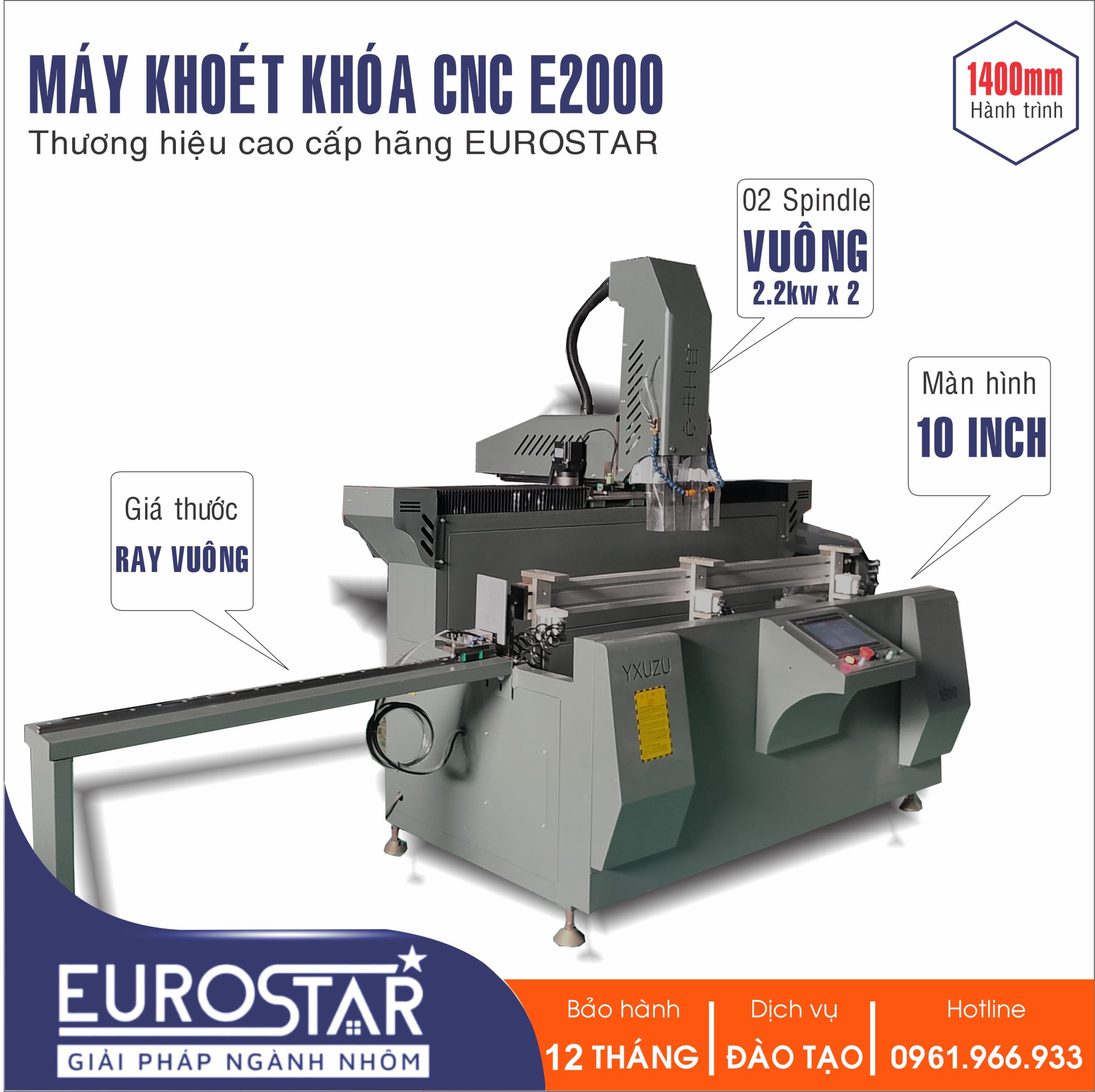 Máy Khoan Khóa CNC E2000