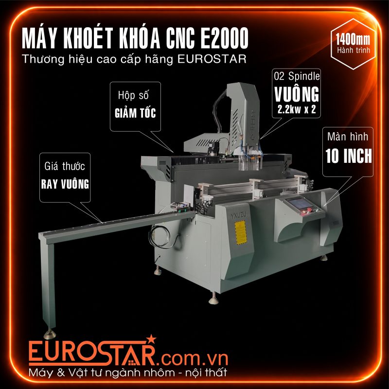 Máy Khoan Khóa CNC E2000