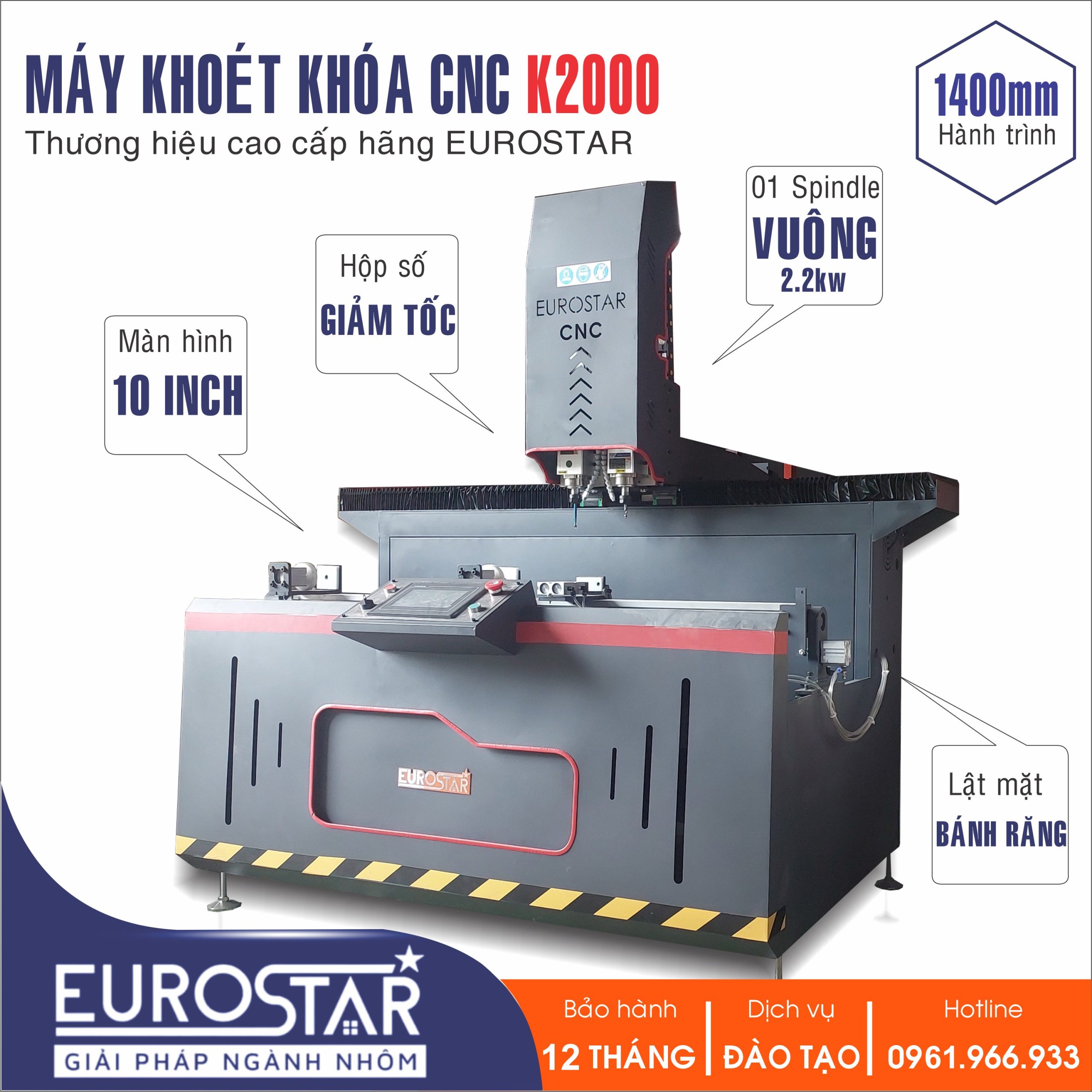 Máy Phay Nhôm CNC K2000