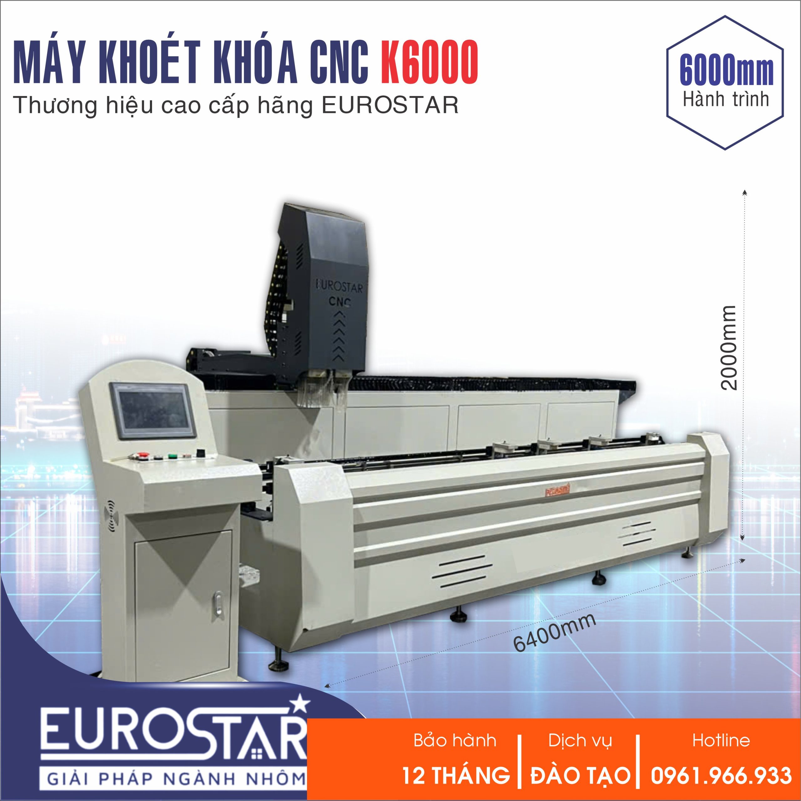 Máy Khoan Nhôm CNC K6000