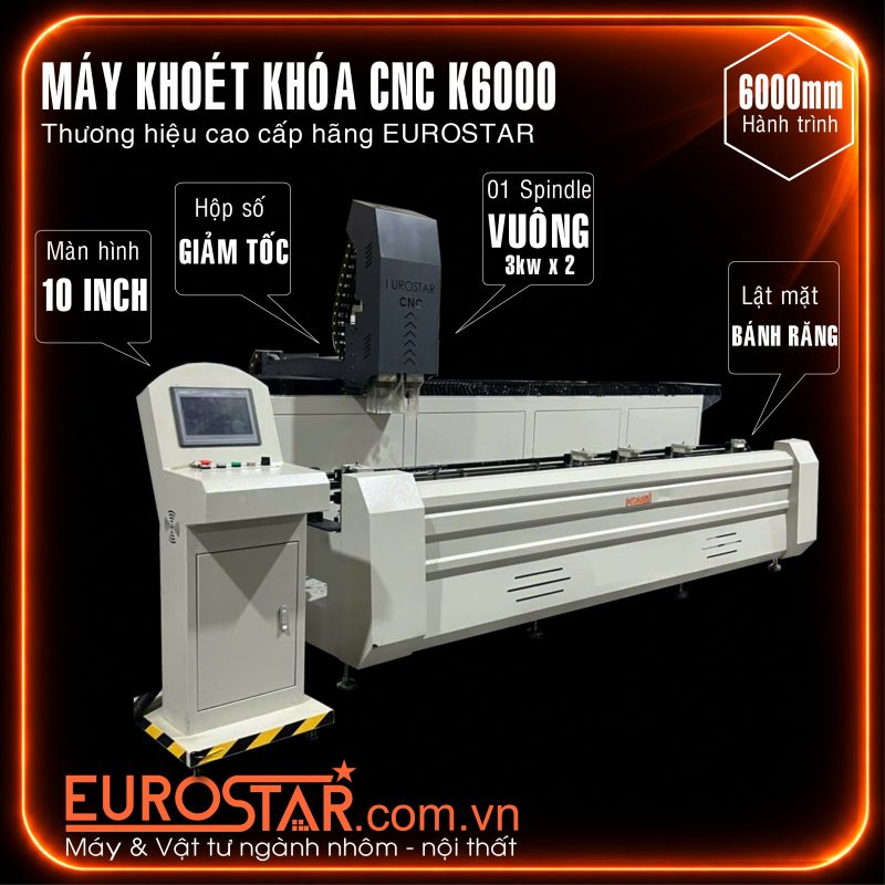 Máy Khoan Nhôm CNC K6000