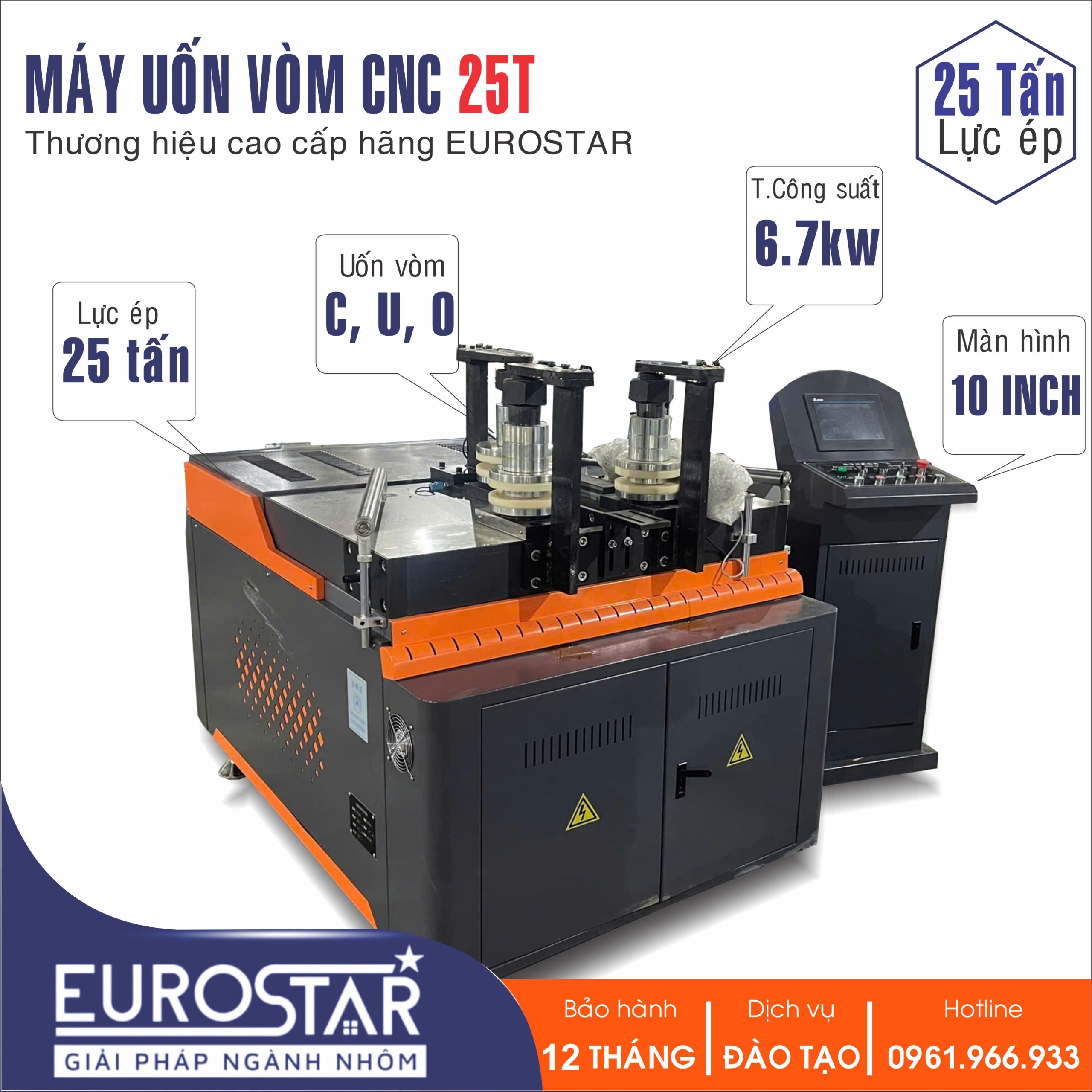 Máy Uốn Vòm 25 Tấn