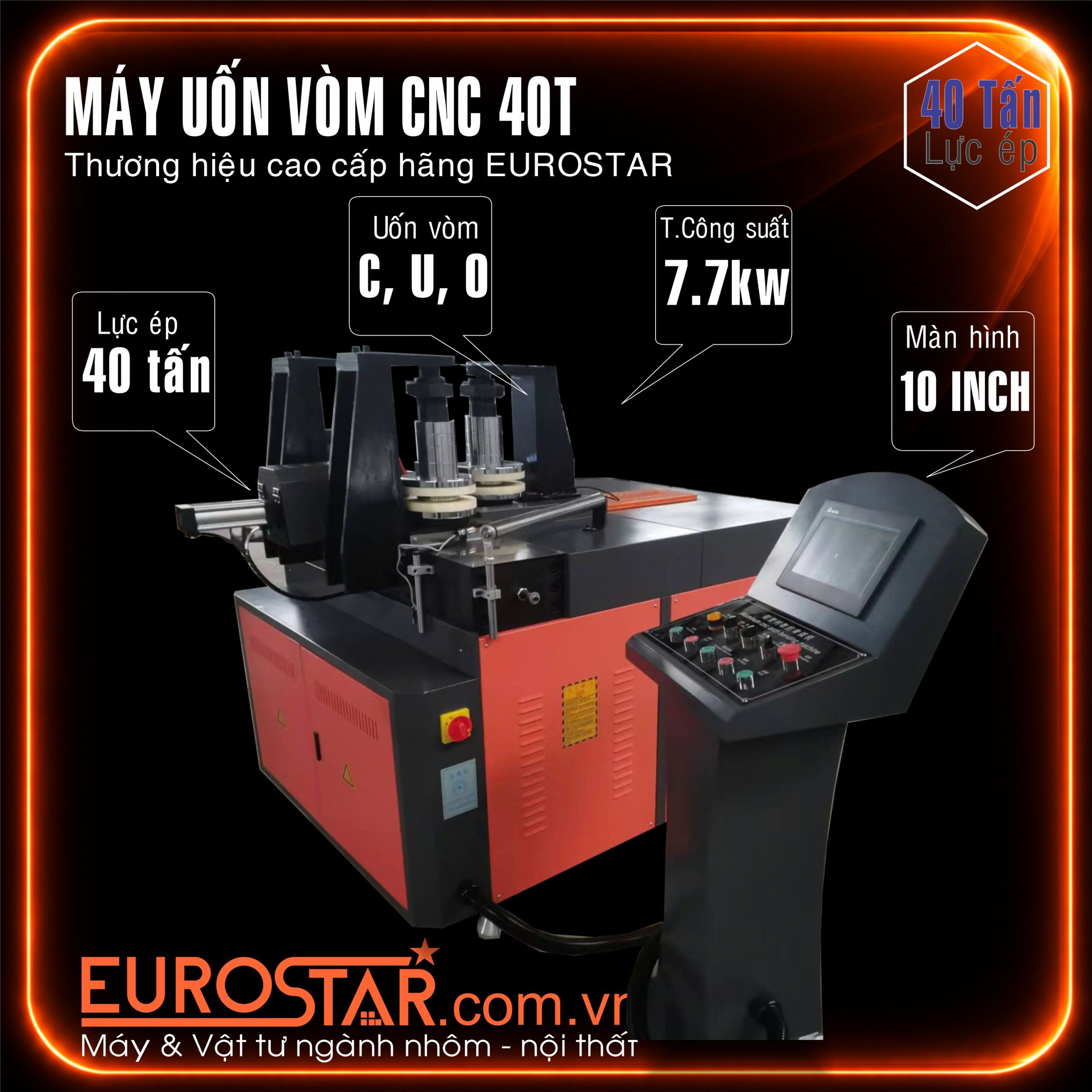 Máy Uốn Vòm 40 Tấn Máy Uốn Vòm 40 Tấn
