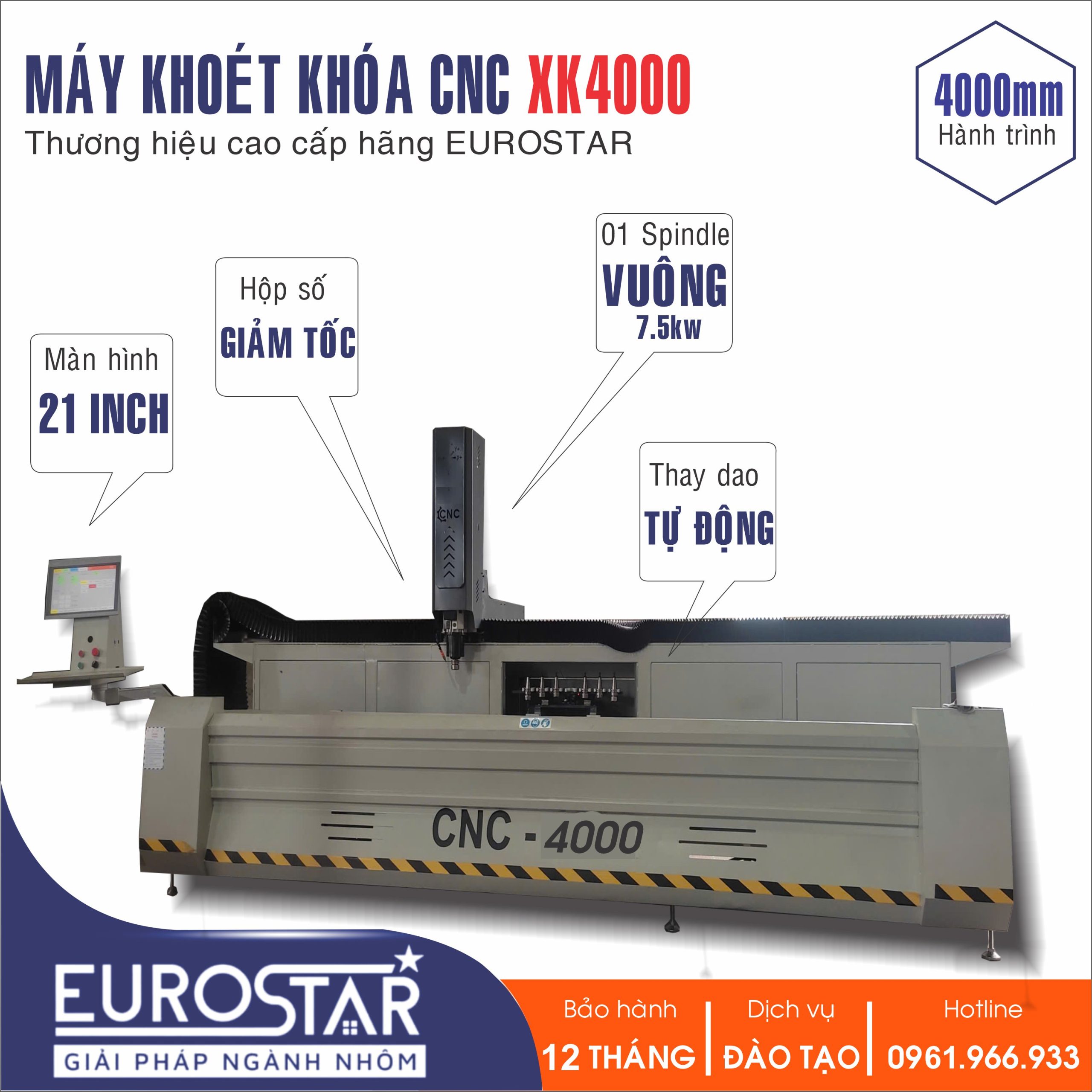 Máy Phay Khóa XK4000 Máy Phay Khóa XK4000