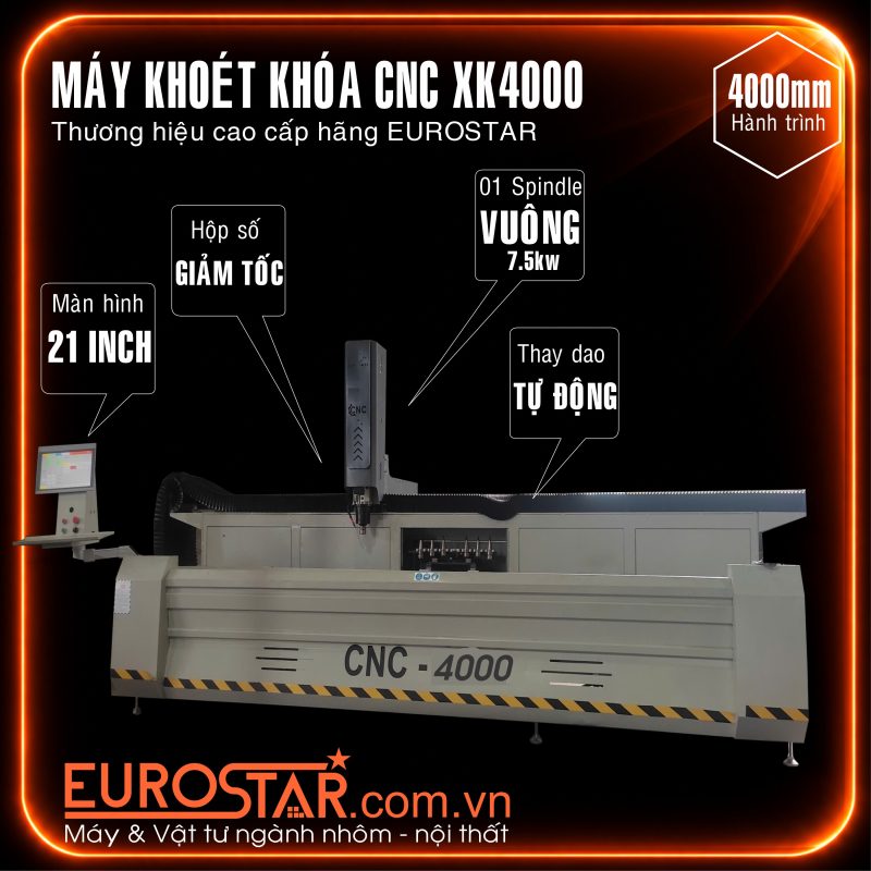 Máy Phay Khóa XK4000