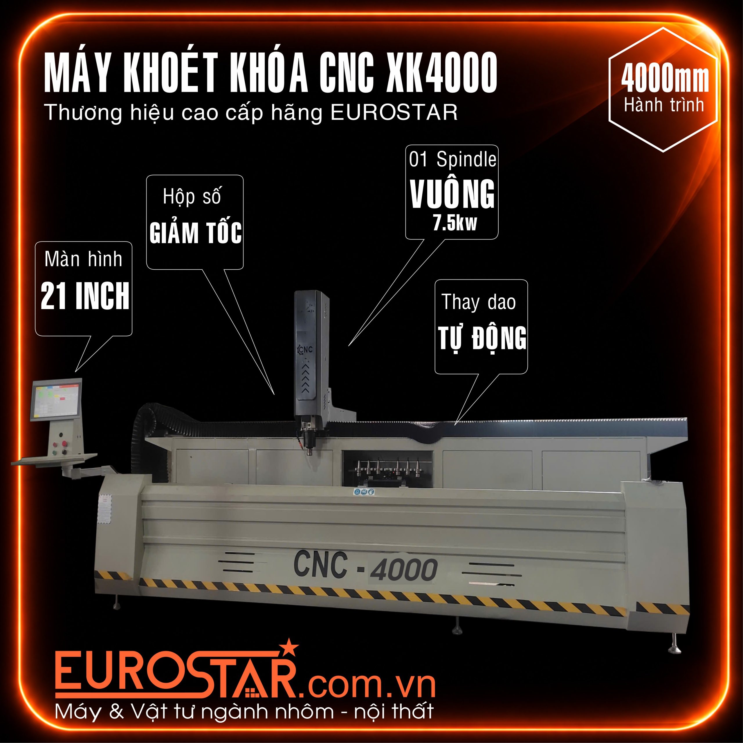 Máy Phay Khóa XK4000 Máy Phay Khóa XK4000