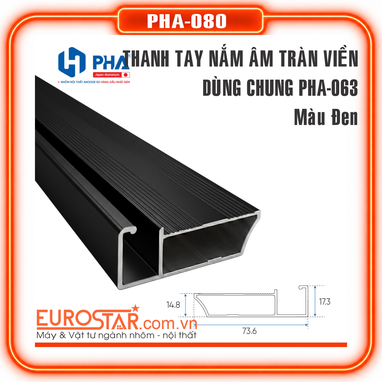 Tay Nắm Âm Kính Tràn Viền
