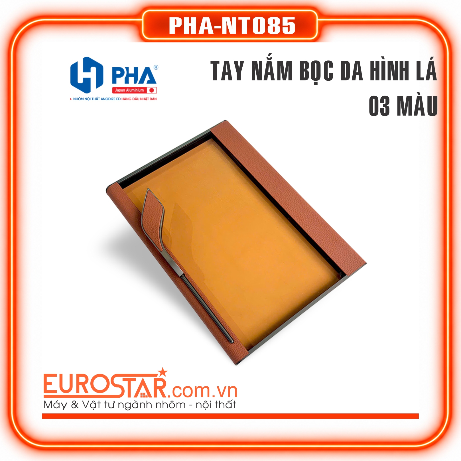 Tay Nắm Bọc Da HÌnh lá