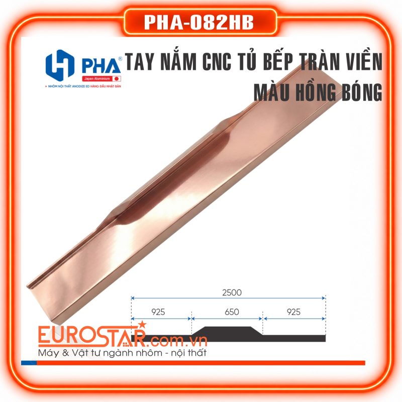 Tay Nắm CNC Màu Hồng Bóng