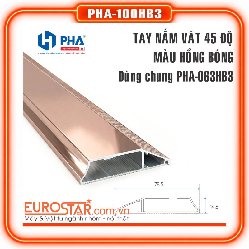 Tay Nắm Vát Màu Hồng Bóng