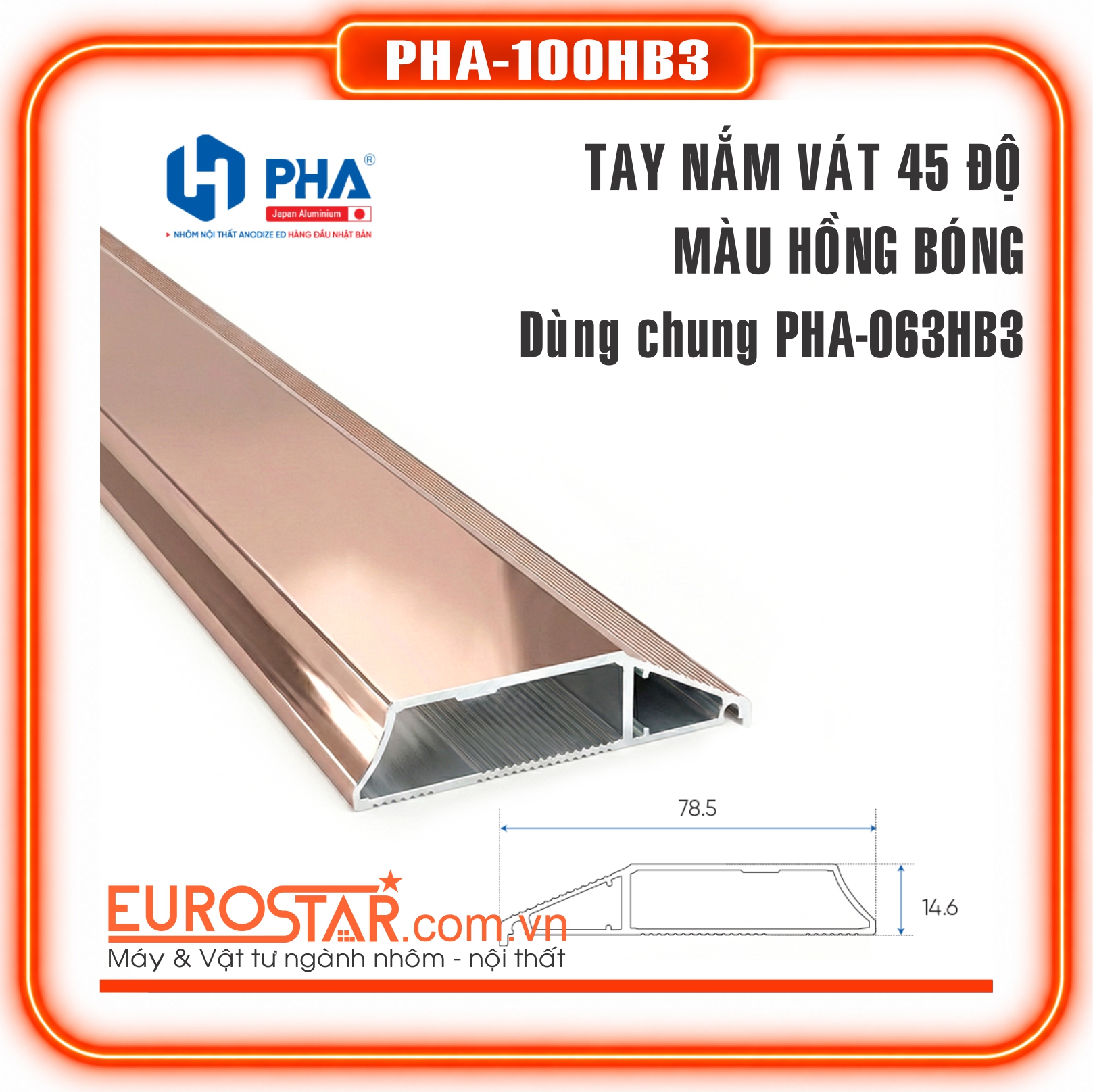 Tay Nắm Vát Màu Hồng Bóng Tay Nắm Vát Màu Hồng Bóng
