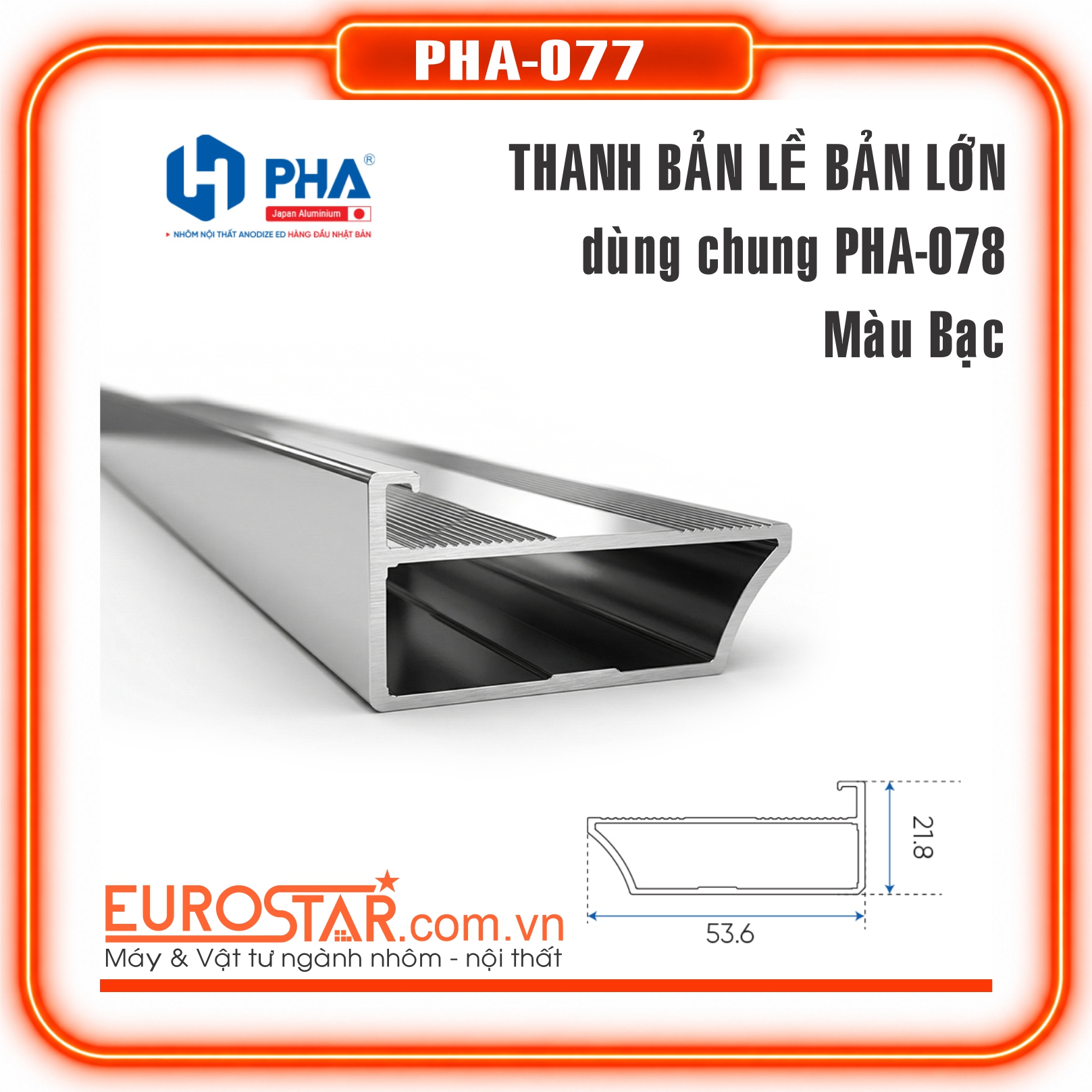 Thanh Bản Lớn Có Khe Kính