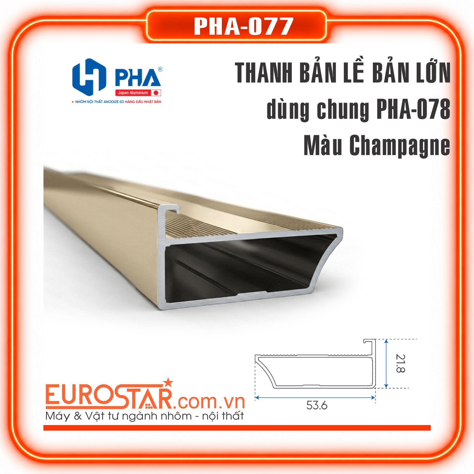 Thanh Bản Lớn Có Khe Kính