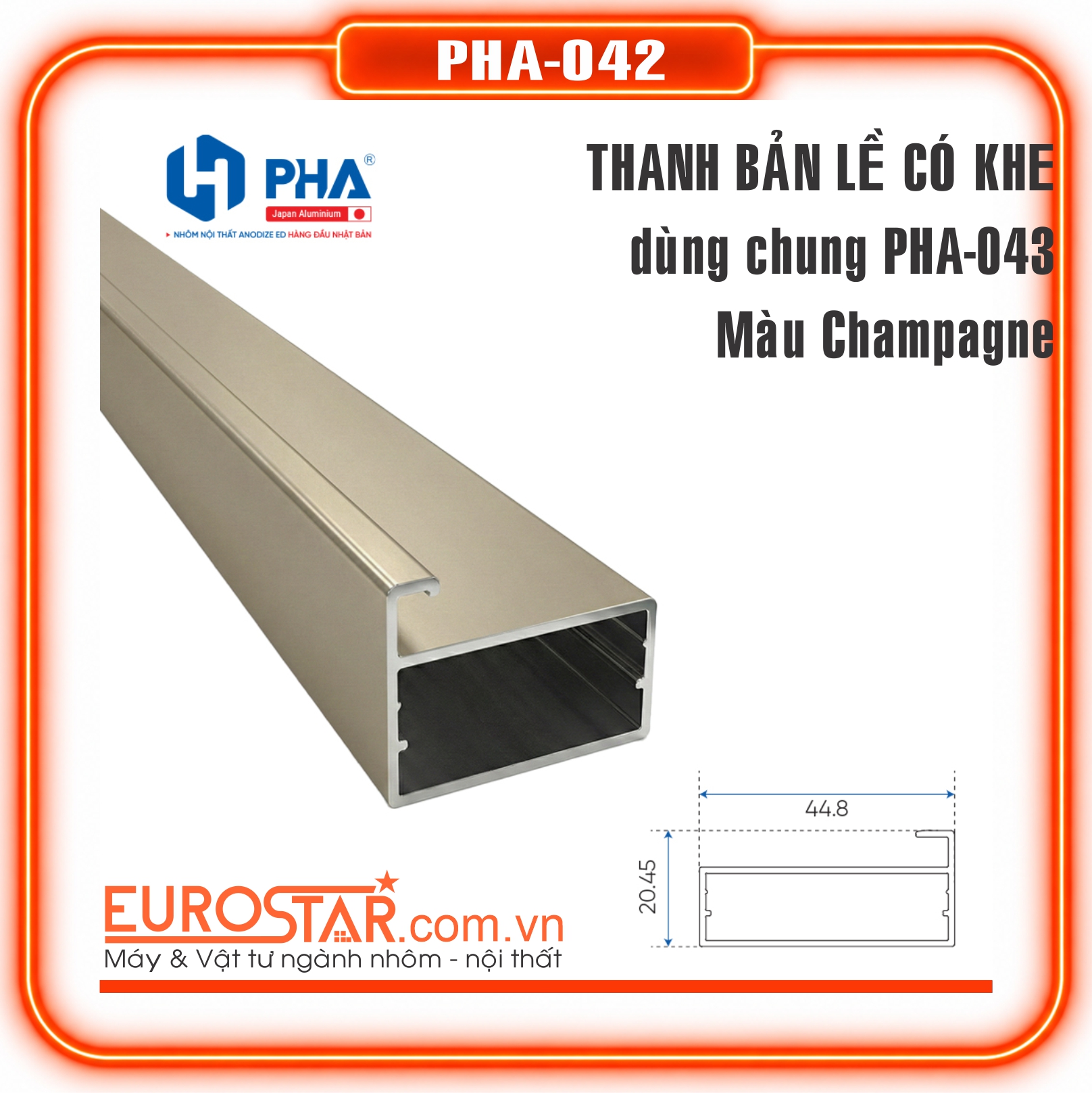 Thanh Cánh Trơn Vuông Có Khe Thanh Cánh Trơn Vuông Có Khe