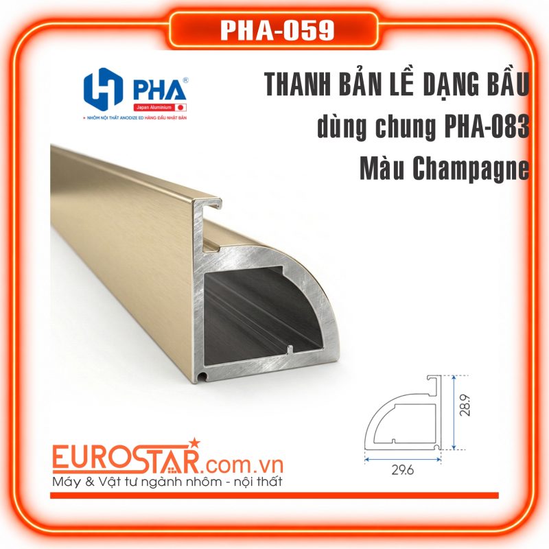 Thanh Cánh Trơn Dạng Bầu
