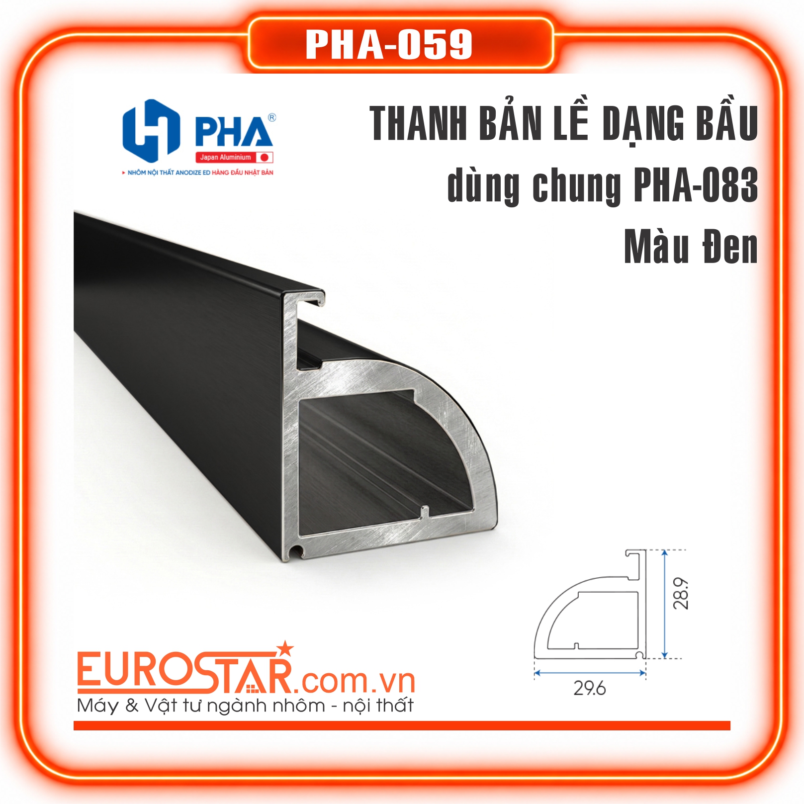 Thanh Cánh Trơn Dạng Bầu