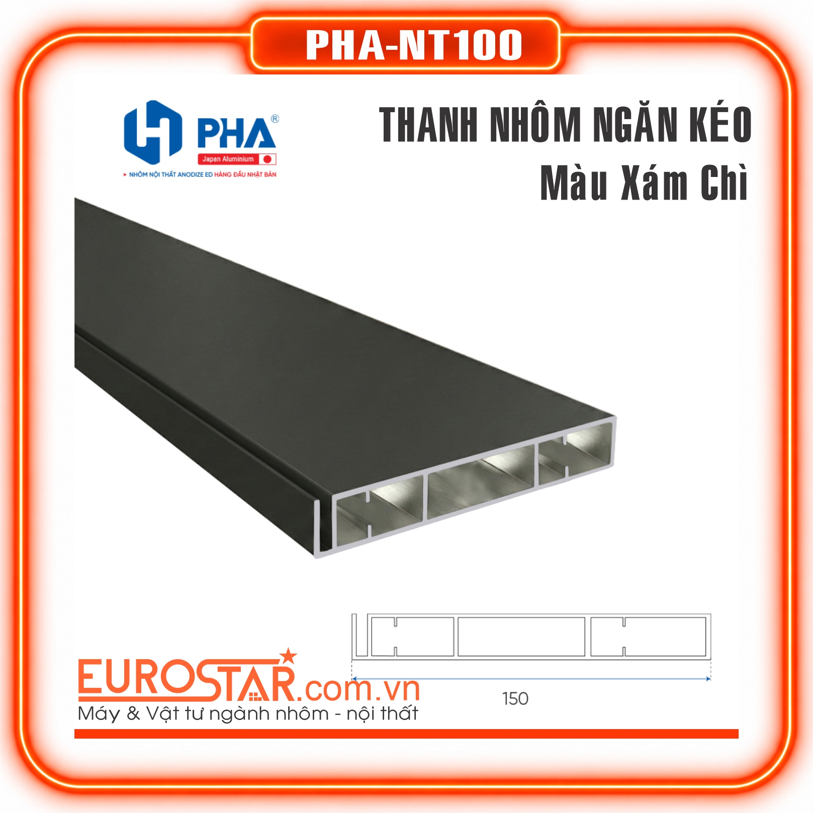 Thanh Nhôm Ngăn Kéo Tủ