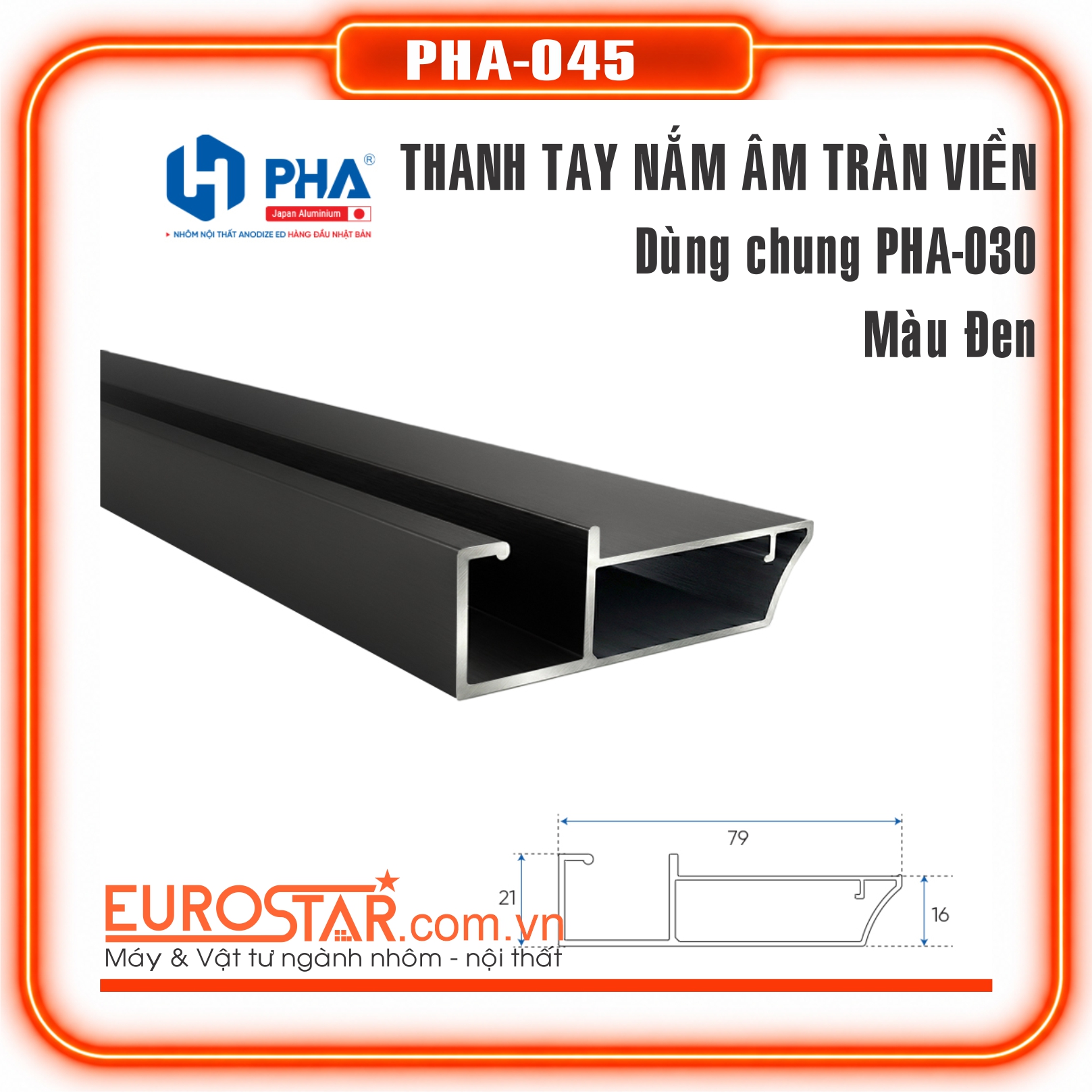 Thanh Tay nắm Âm Bản Lớn