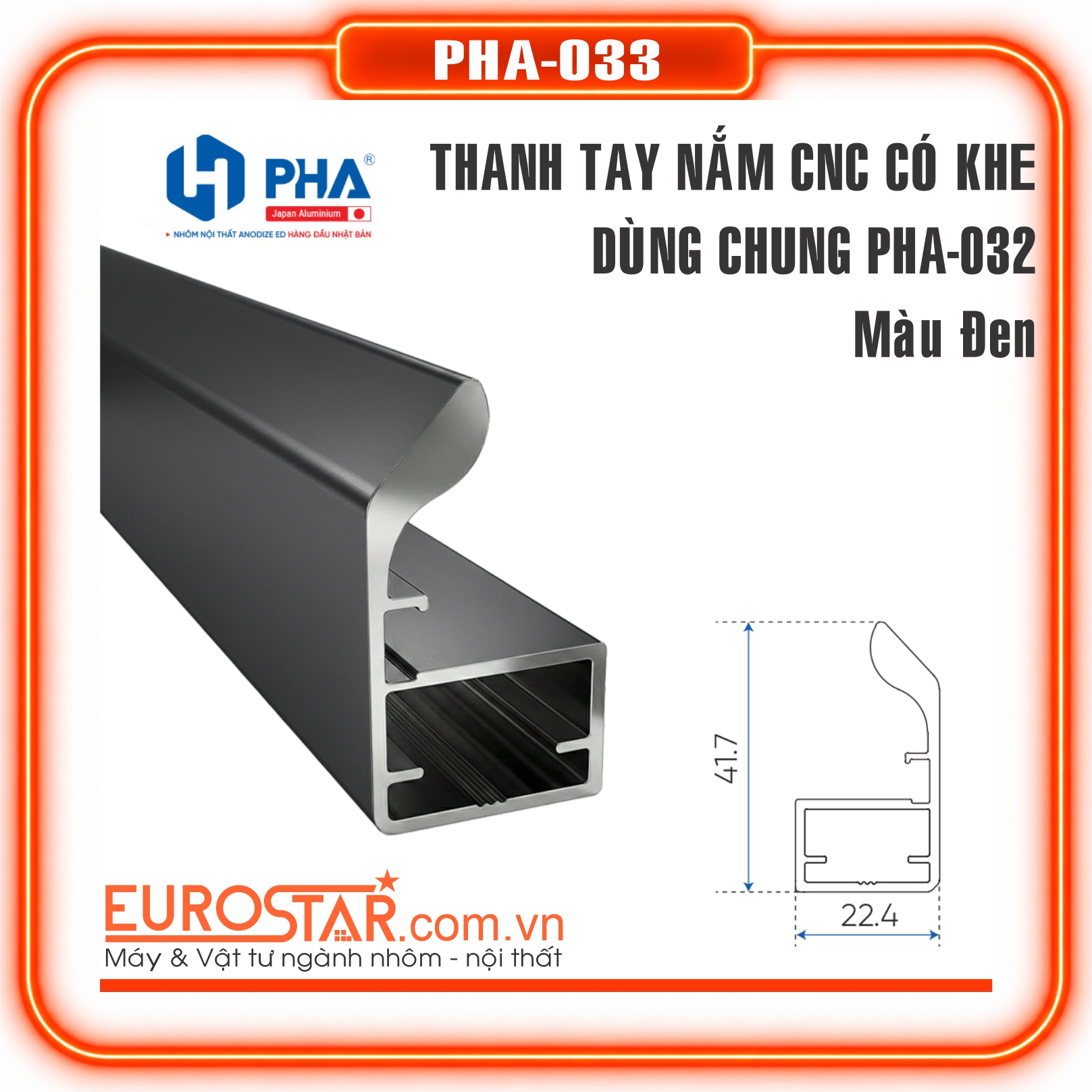 Thanh Tay Nắm Bản Nhỏ CNC